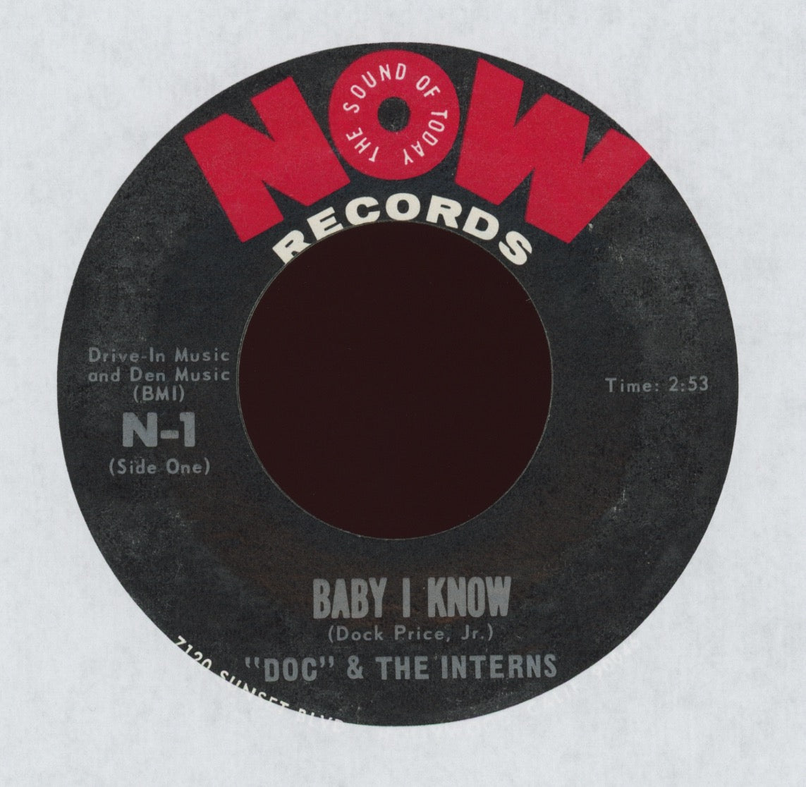 "Doc" & The Interns - Baby I Know on Now