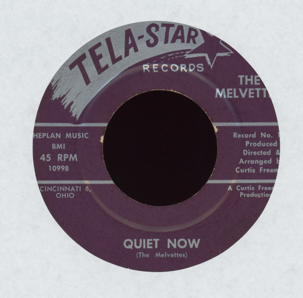 The Melvettes - Take One Step / Quiet Now on Tela-Star