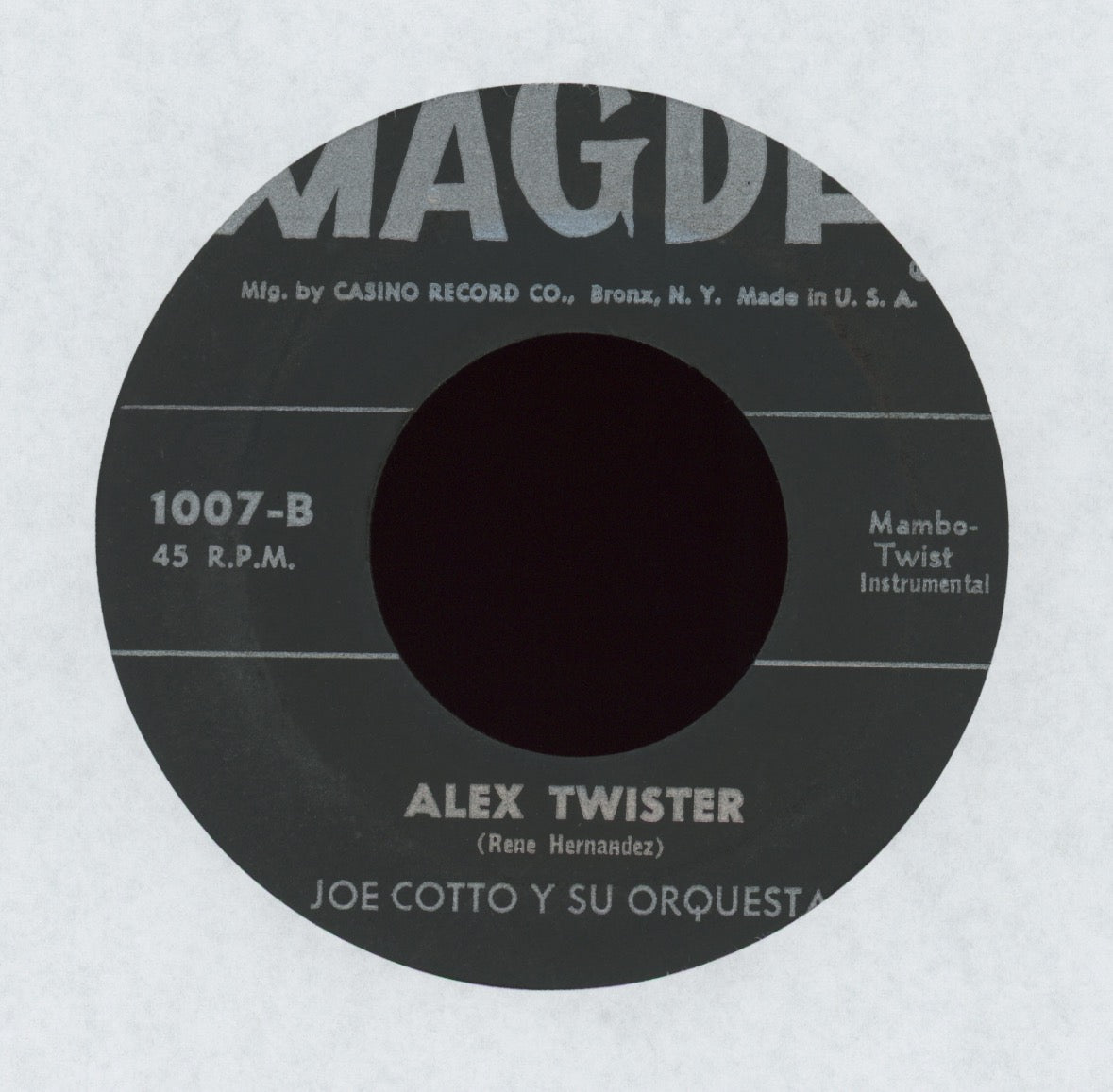 Joe Cotto Y Su Orquesta - Alex Twister on Magda