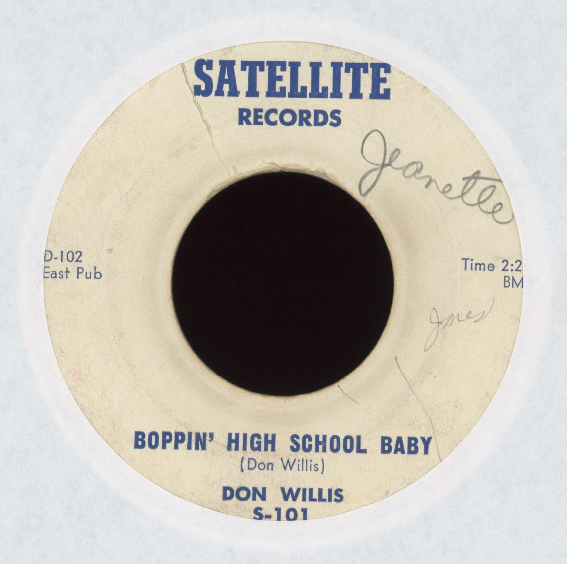 Don Willis - Boppin' High School Baby on Satellite