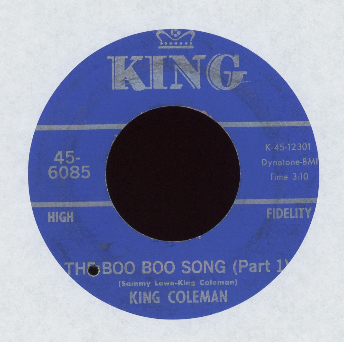 King Coleman - The Boo Boo Song on King