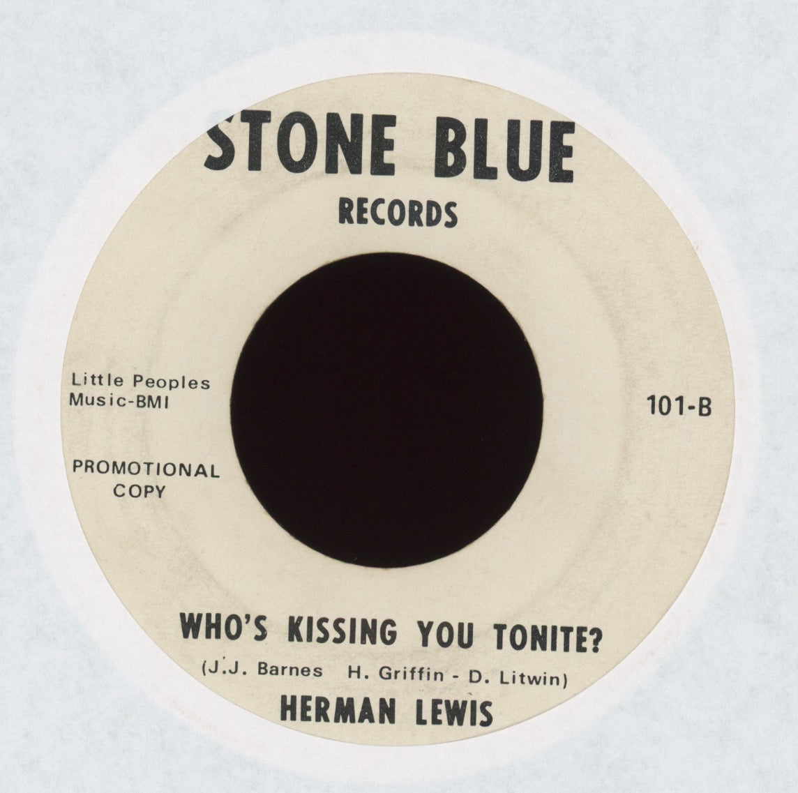 Herman Lewis - Who's Kissing You Tonite? on Stone Blue Promo