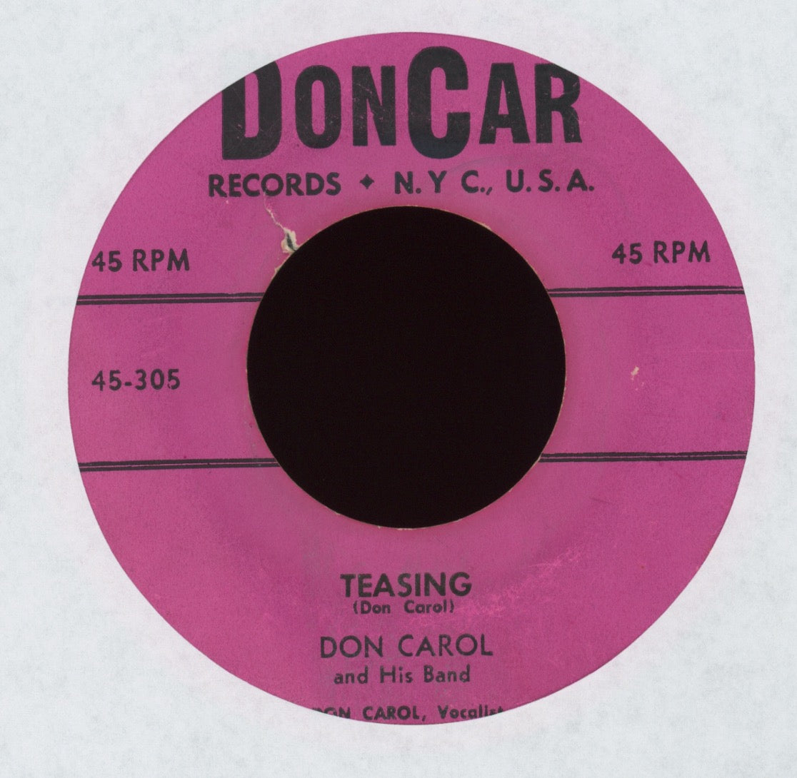 Don Carol - You Want No One But Me on Doncar