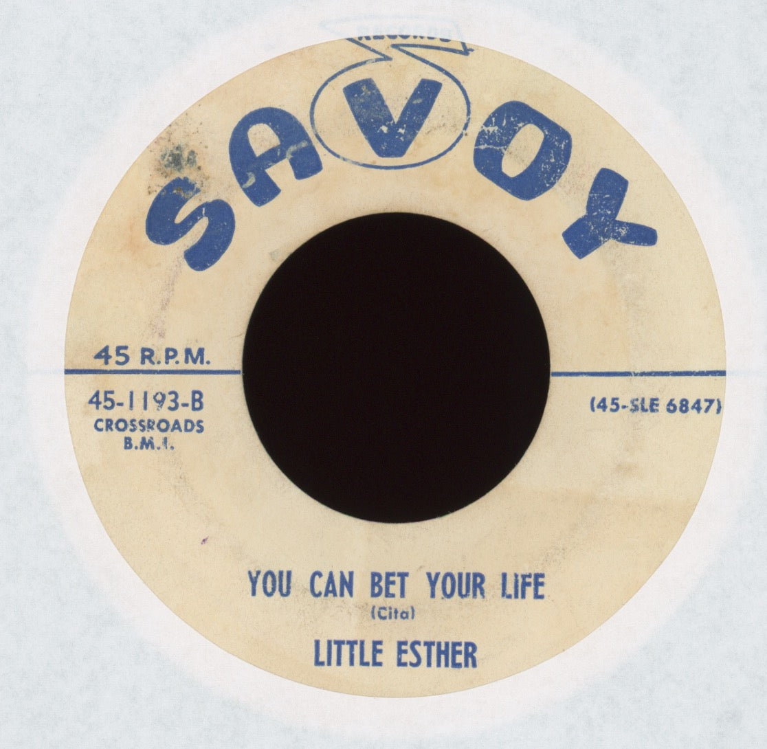 Little Esther - T'aint Whatcha Say It's Whatcha Do on Savoy Promo