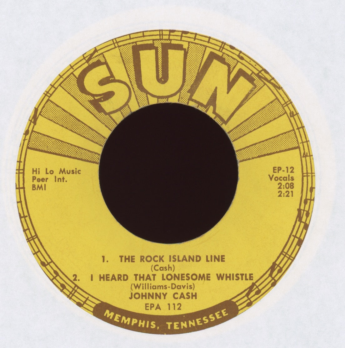Johnny Cash - Country Boy on Sun EP 112 With Cover