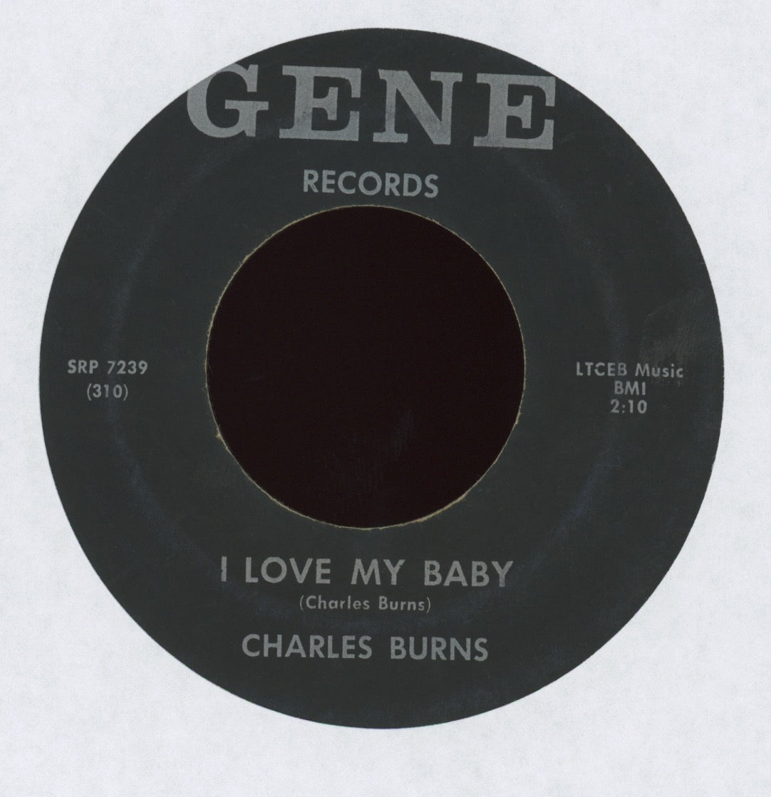 Charles Burns - I Love My Baby / I Am A Fool In Love on Gene