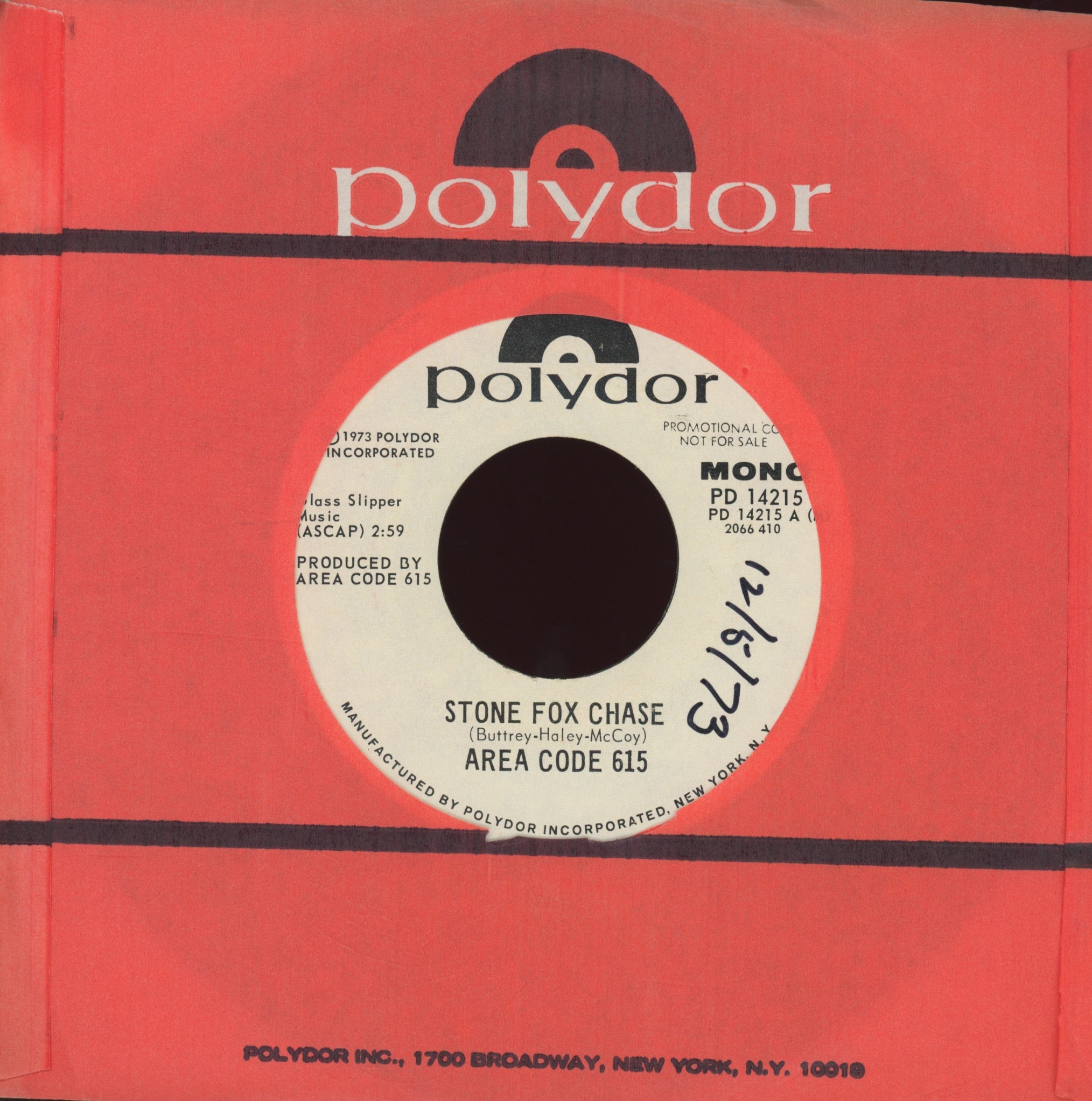Area Code 615 - Stone Fox Chase on Polydor
