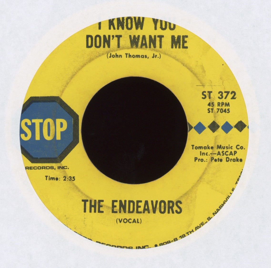 The Endeavors - I Know You Don't Want Me on Stop