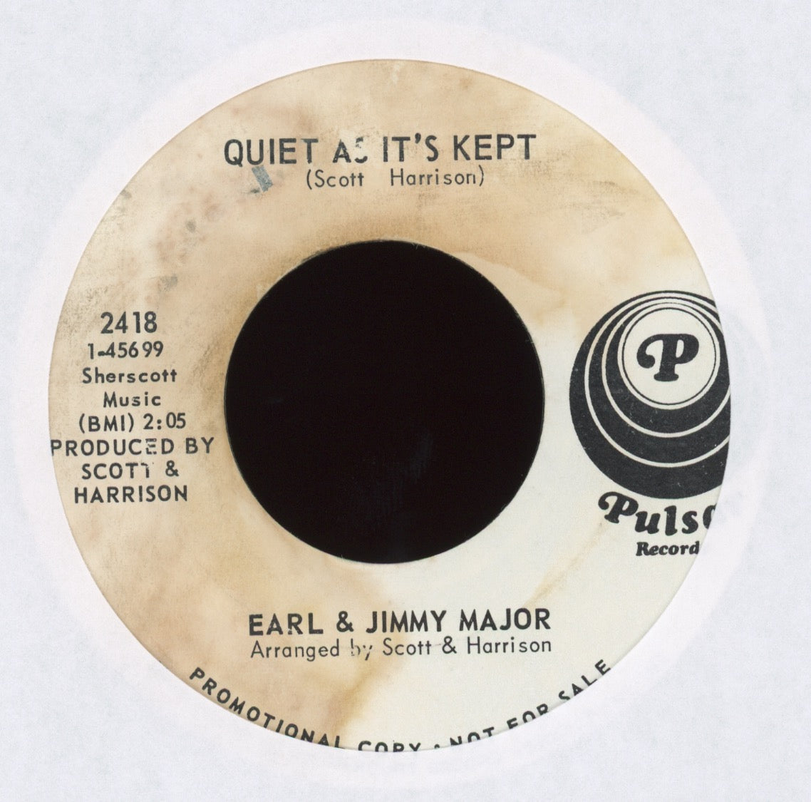Earl & Jimmy Major - Chase It Away on Pulsar Promo