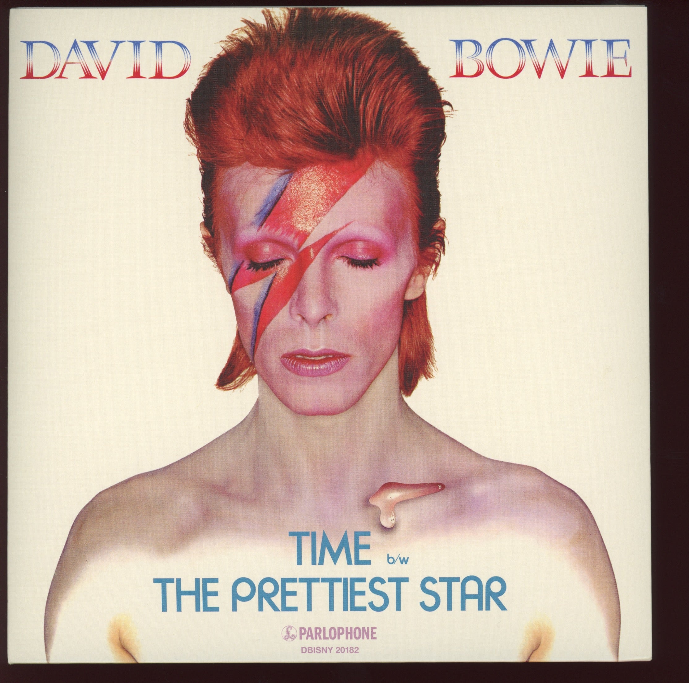 David Bowie - Time b/w The Prettiest Star on Parlophone Silver Vinyl Brooklyn Museum Exclusive