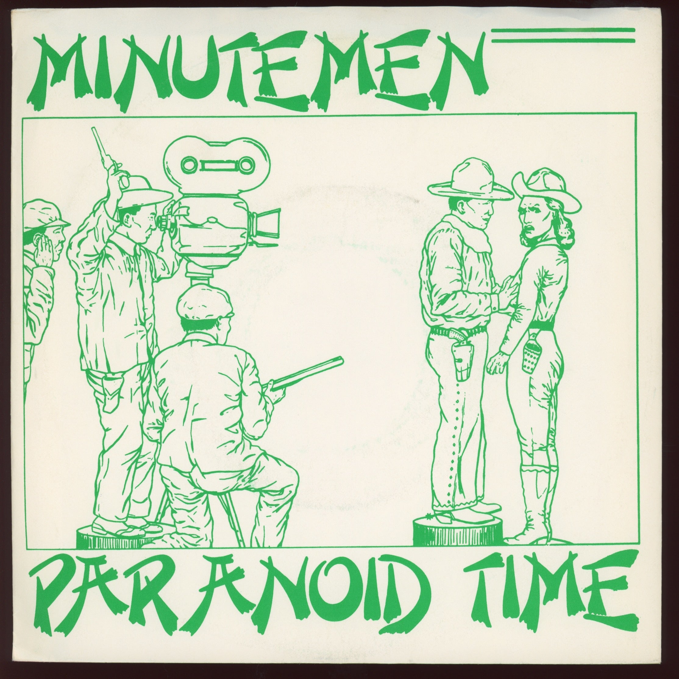 Minutemen - Paranoid Time on SST 1980's Repress