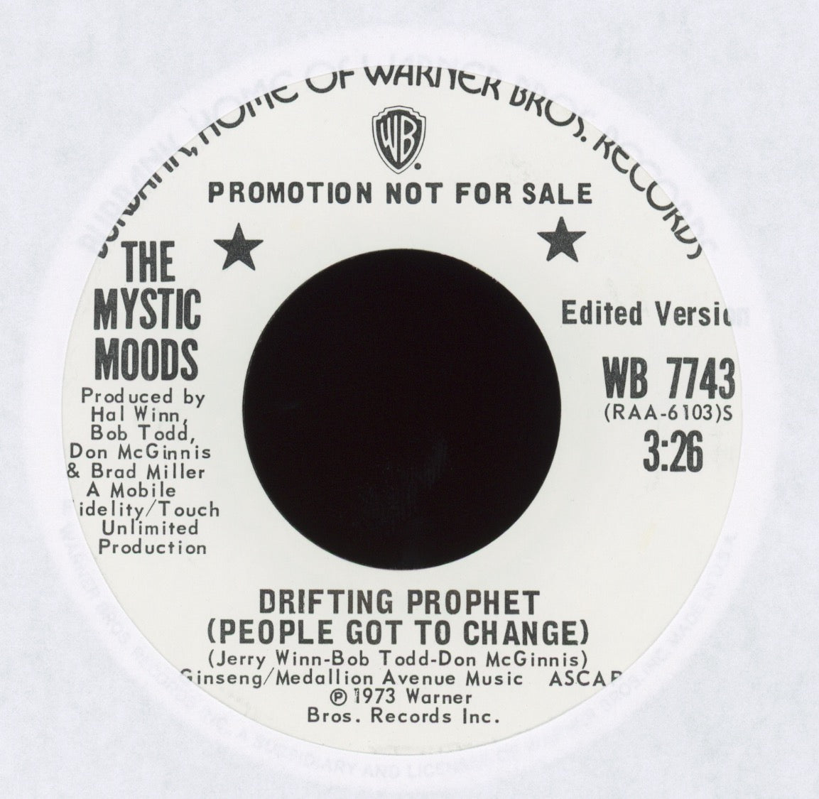 The Mystic Moods Orchestra - Astral Trip on WB Promo