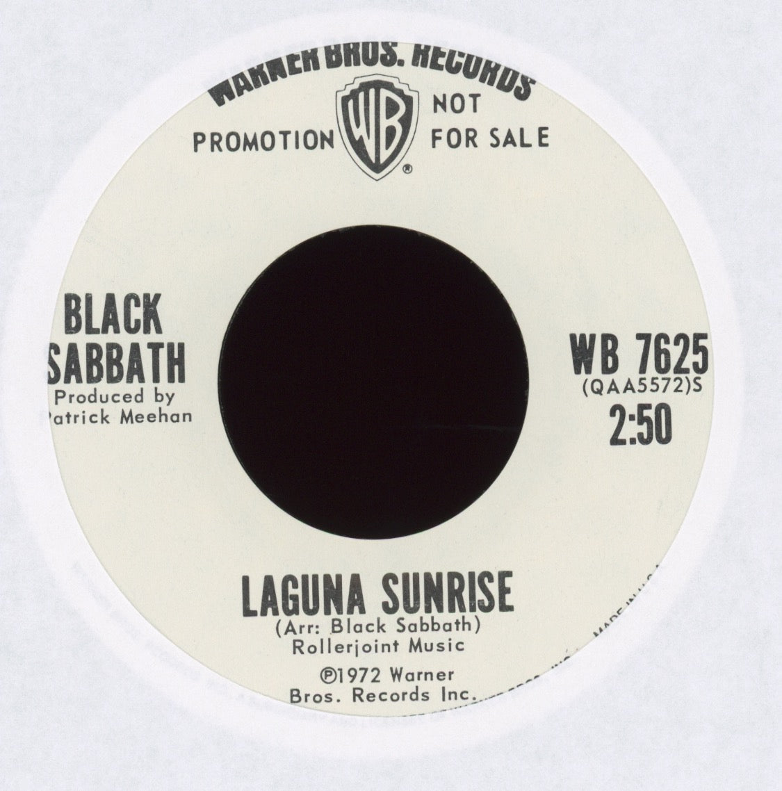 Black Sabbath - Tomorrow's Dream on WB Promo