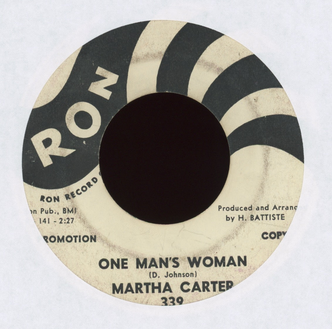 Martha Carter - One Man's Woman on Ron Promo