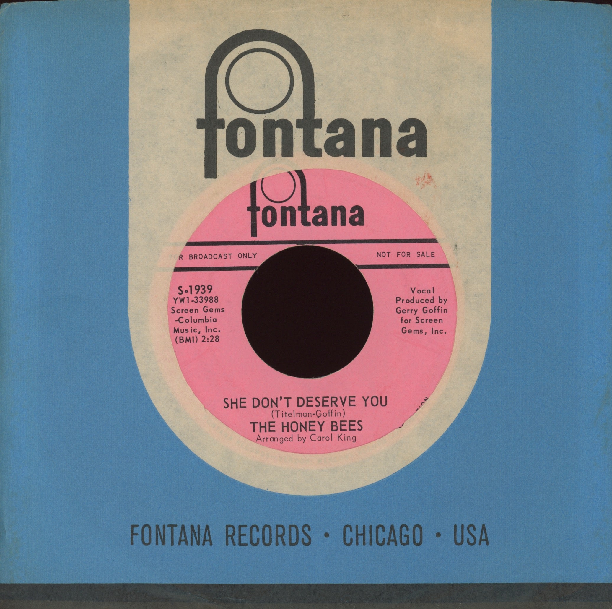 The Honey Bees - One Wonderful Night on Fontana Promo