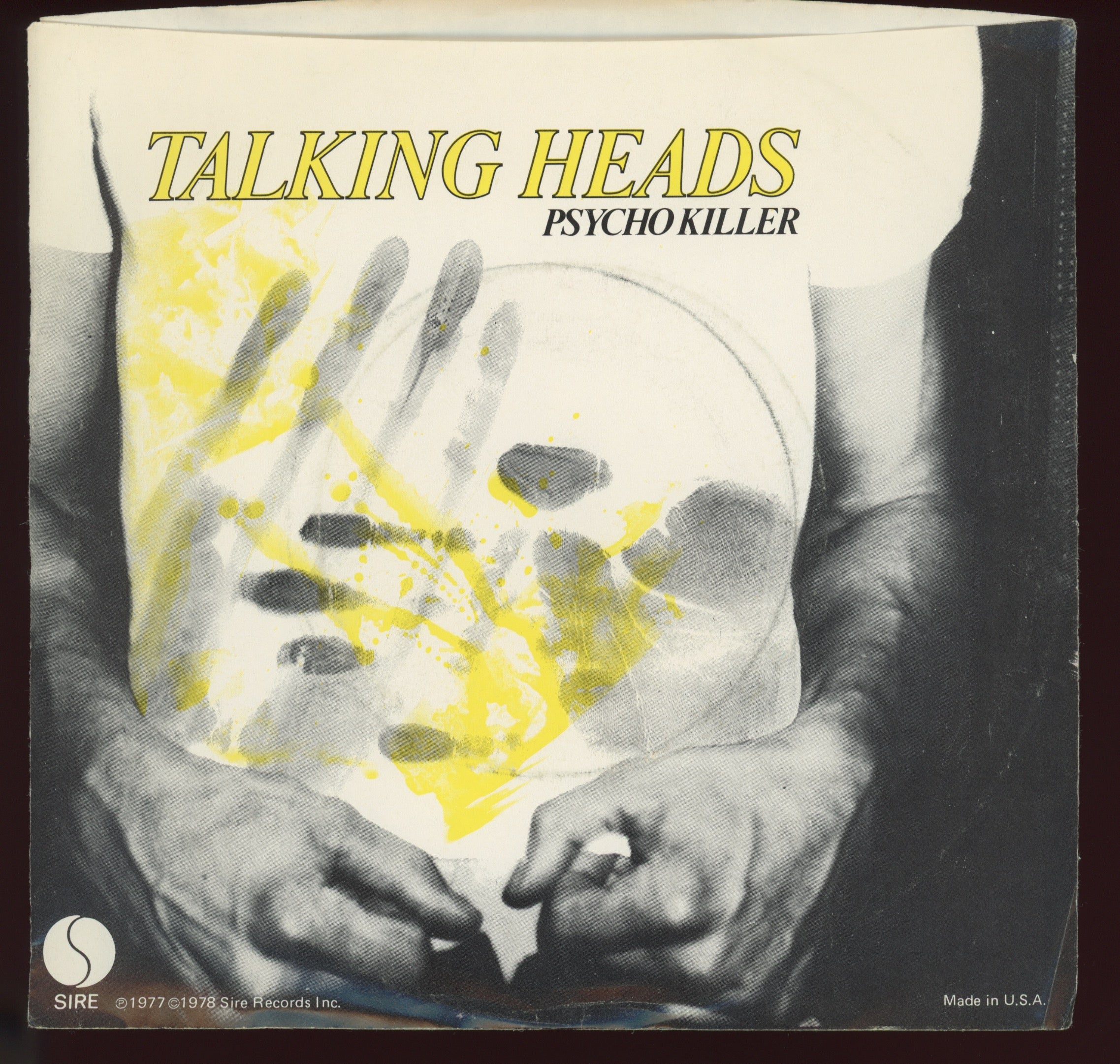 Talking Heads - Psycho Killer on Sire Promo