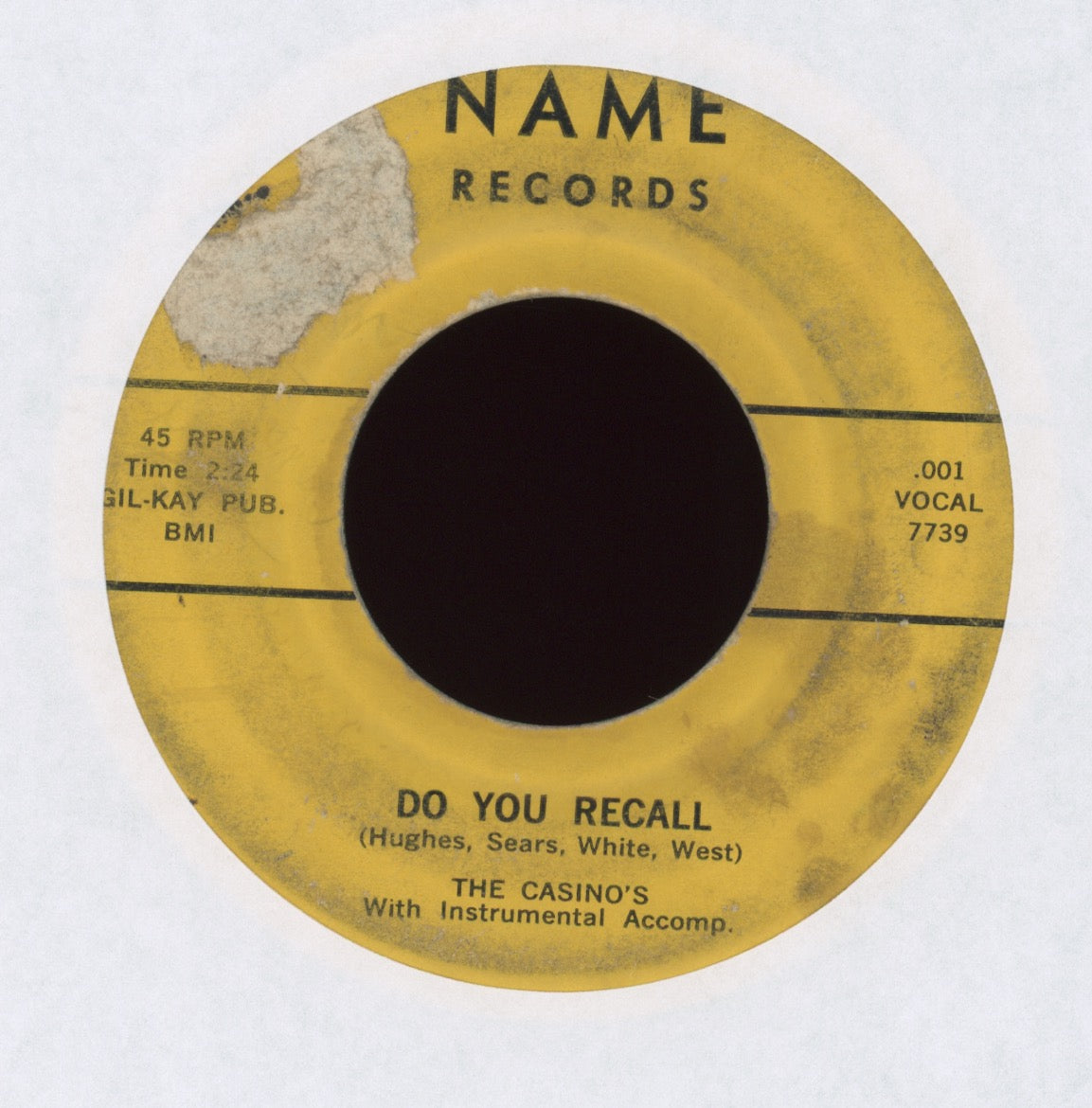 The Casinos - Do You Recall on Name