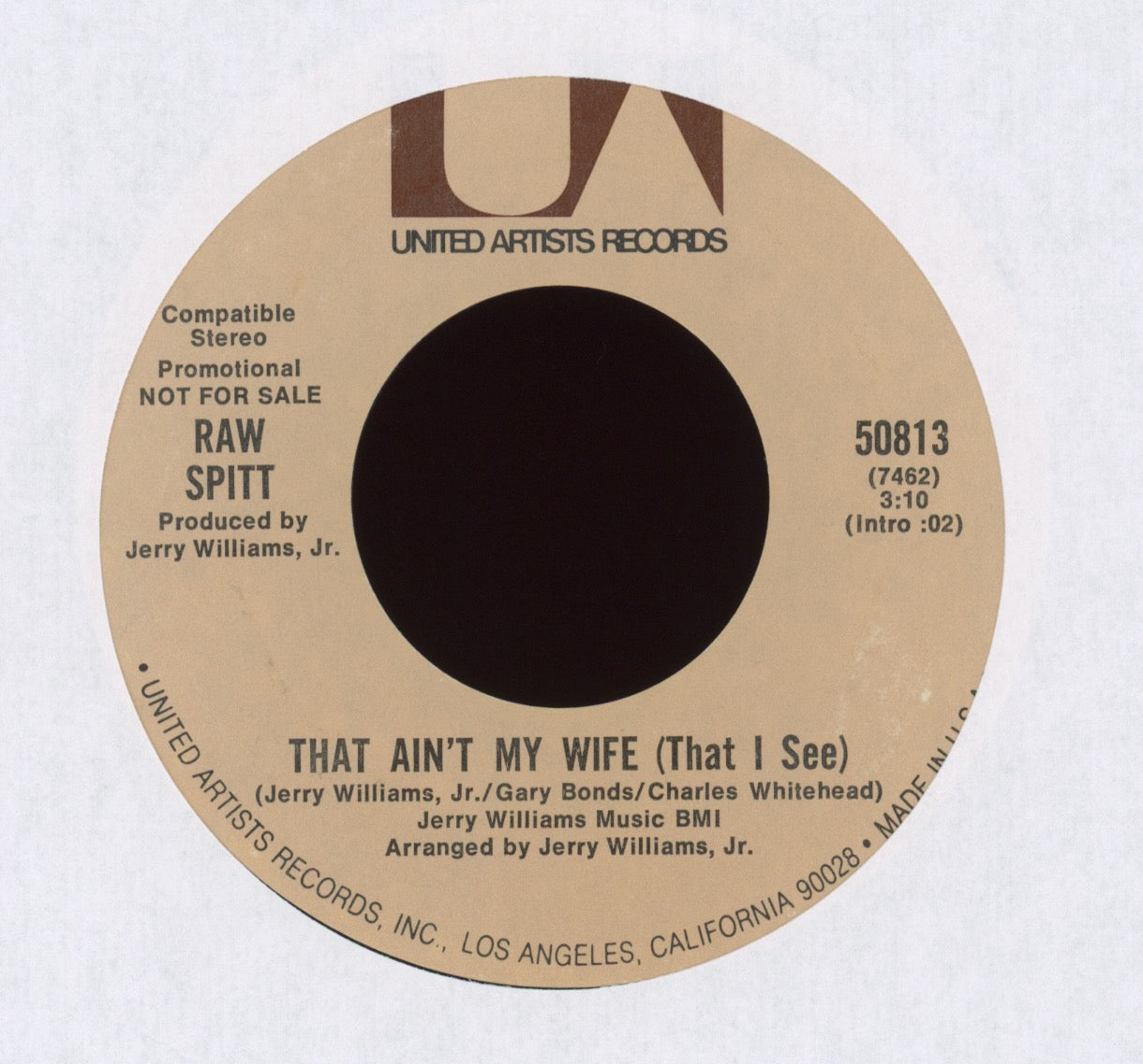 Raw Spitt - That Ain't My Wife (That I See) on UA Promo