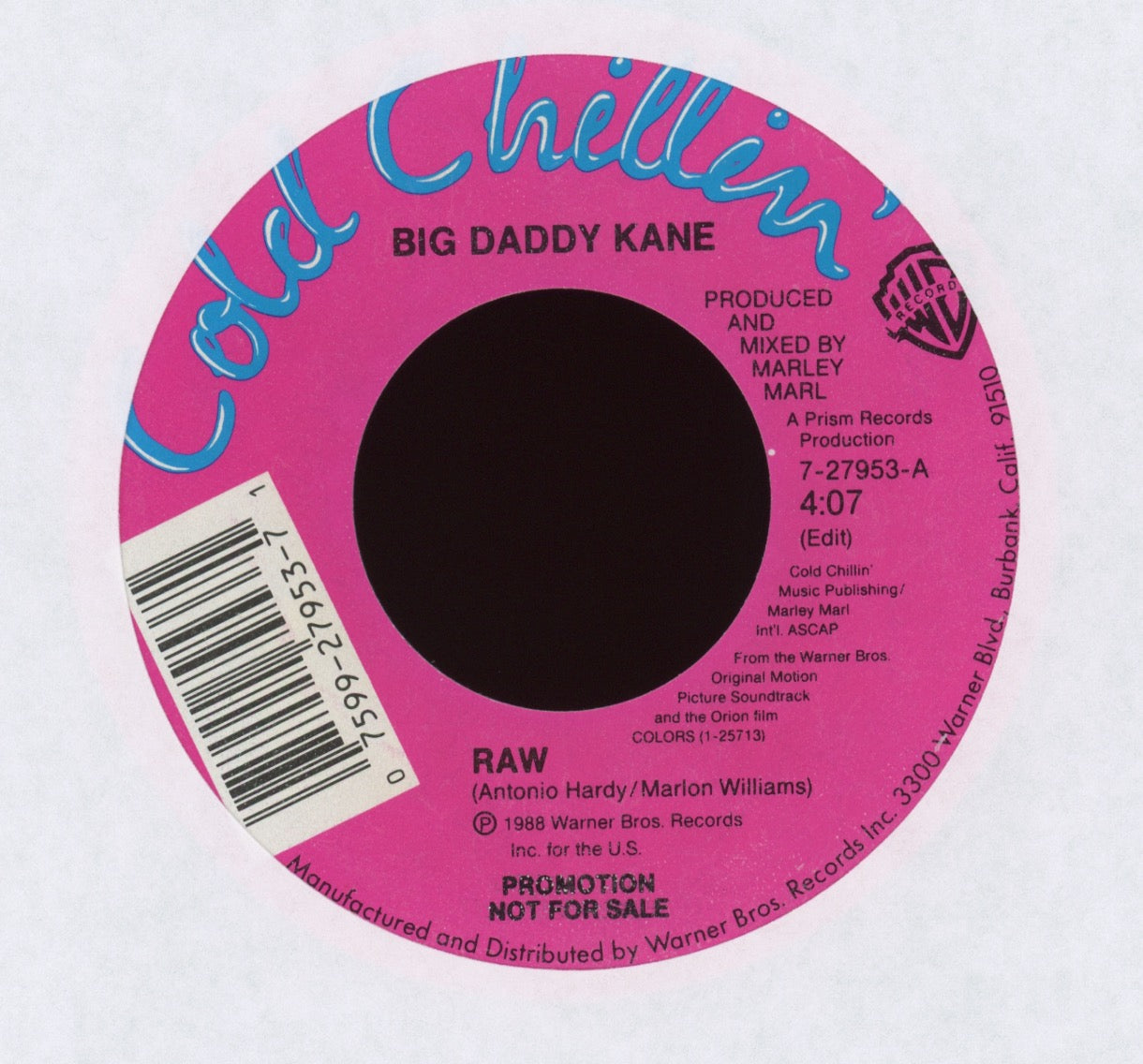 Big Daddy Kane - Raw on Cold Chillin' Promo
