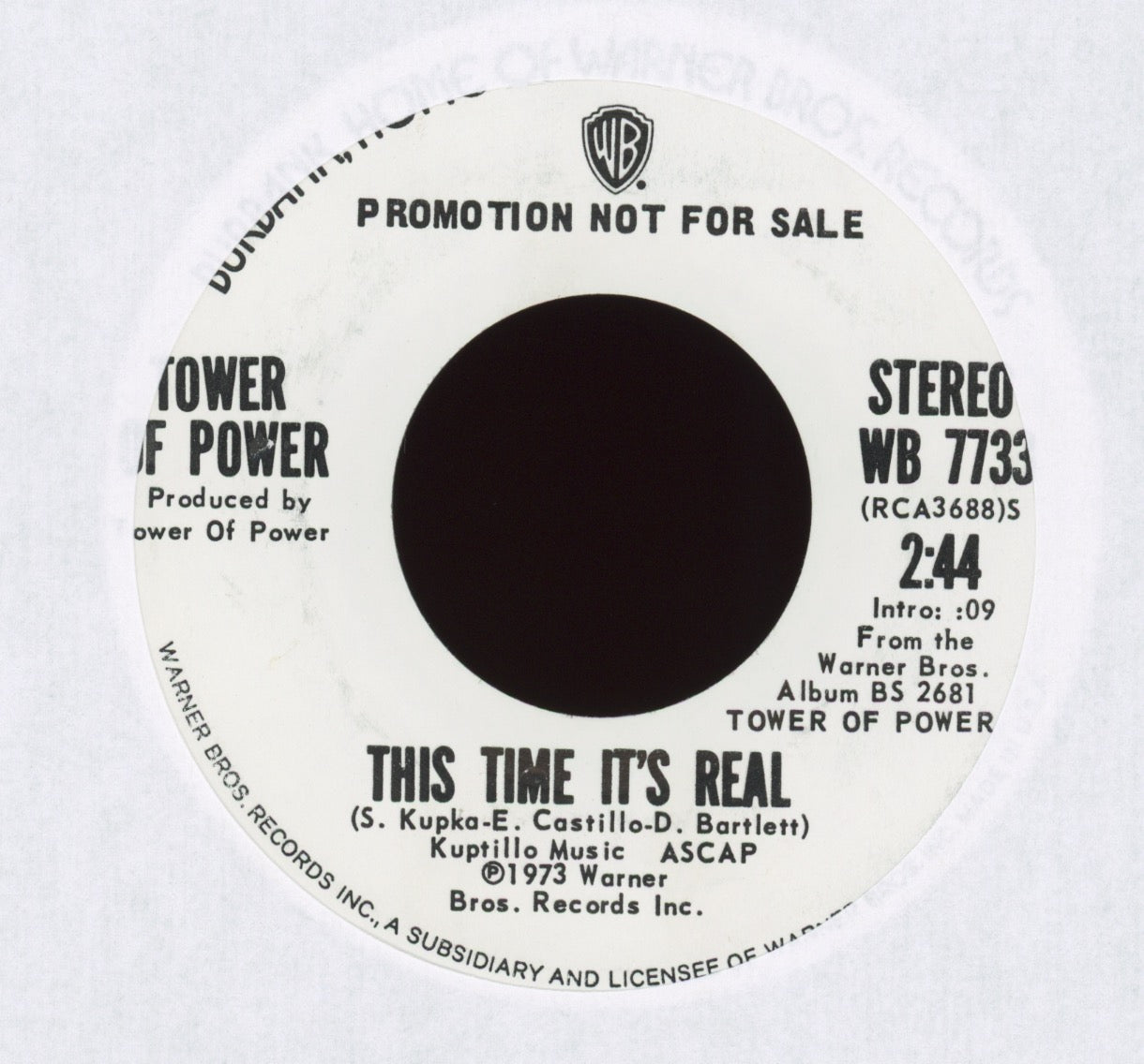 Tower Of Power - This Time It's Real on WB Promo