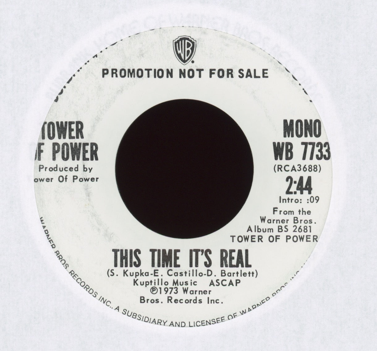 Tower Of Power - This Time It's Real on WB Promo