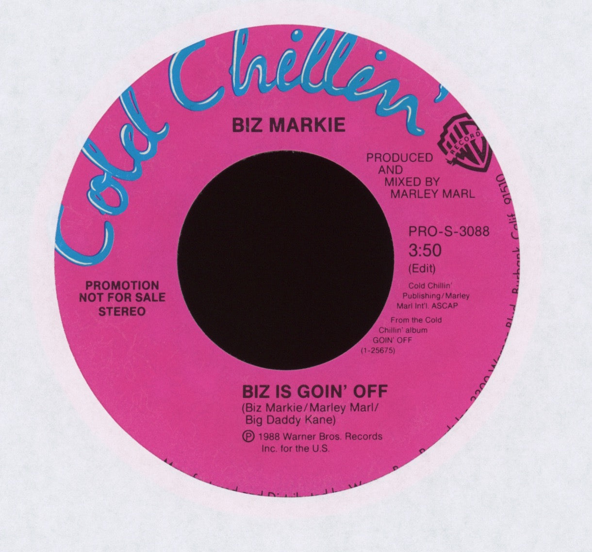 Biz Markie - Vapors / Biz Is Goin' Off on Cold Chillin' Promo