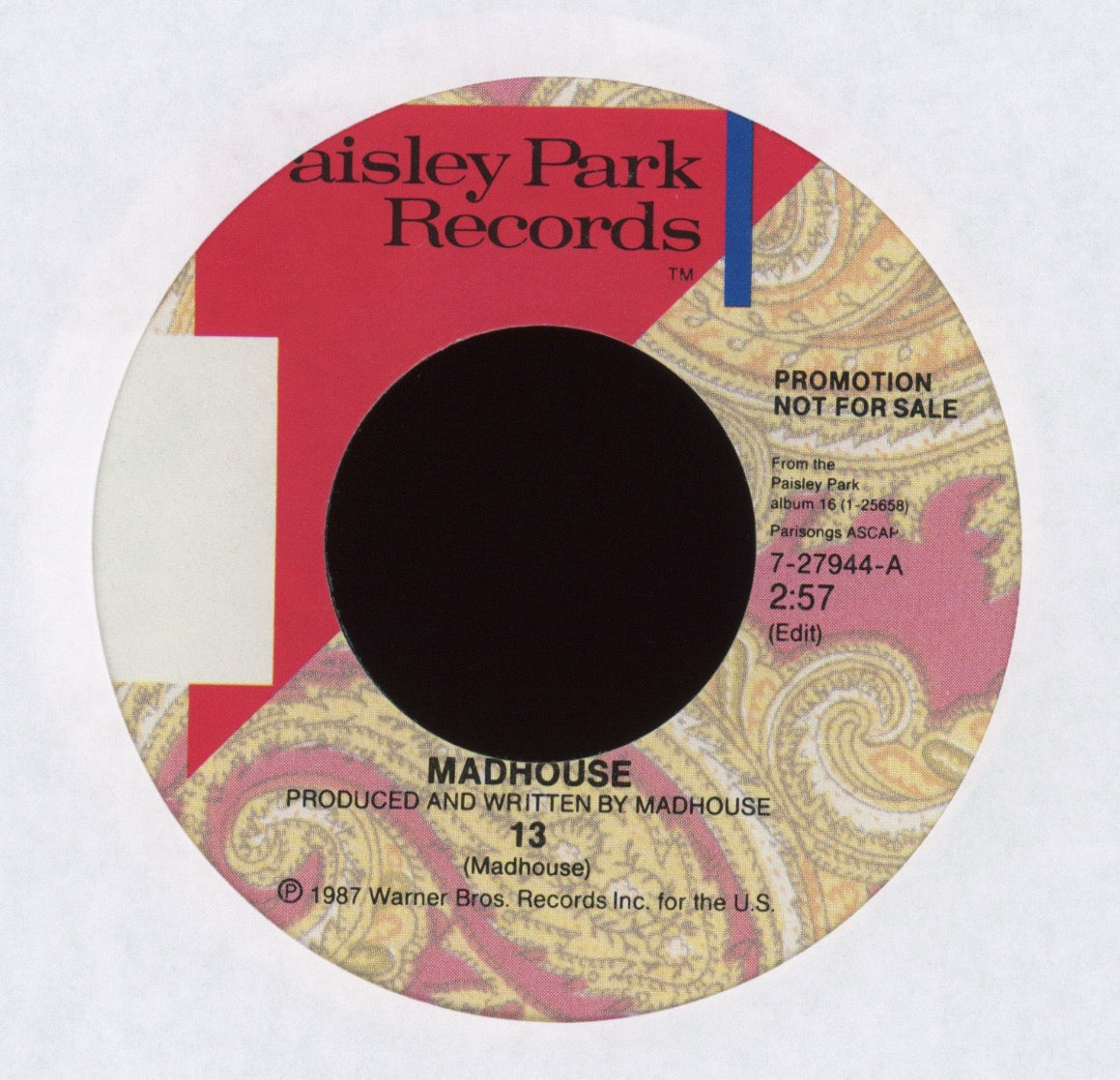 Madhouse - 13 on Paisley Park Promo