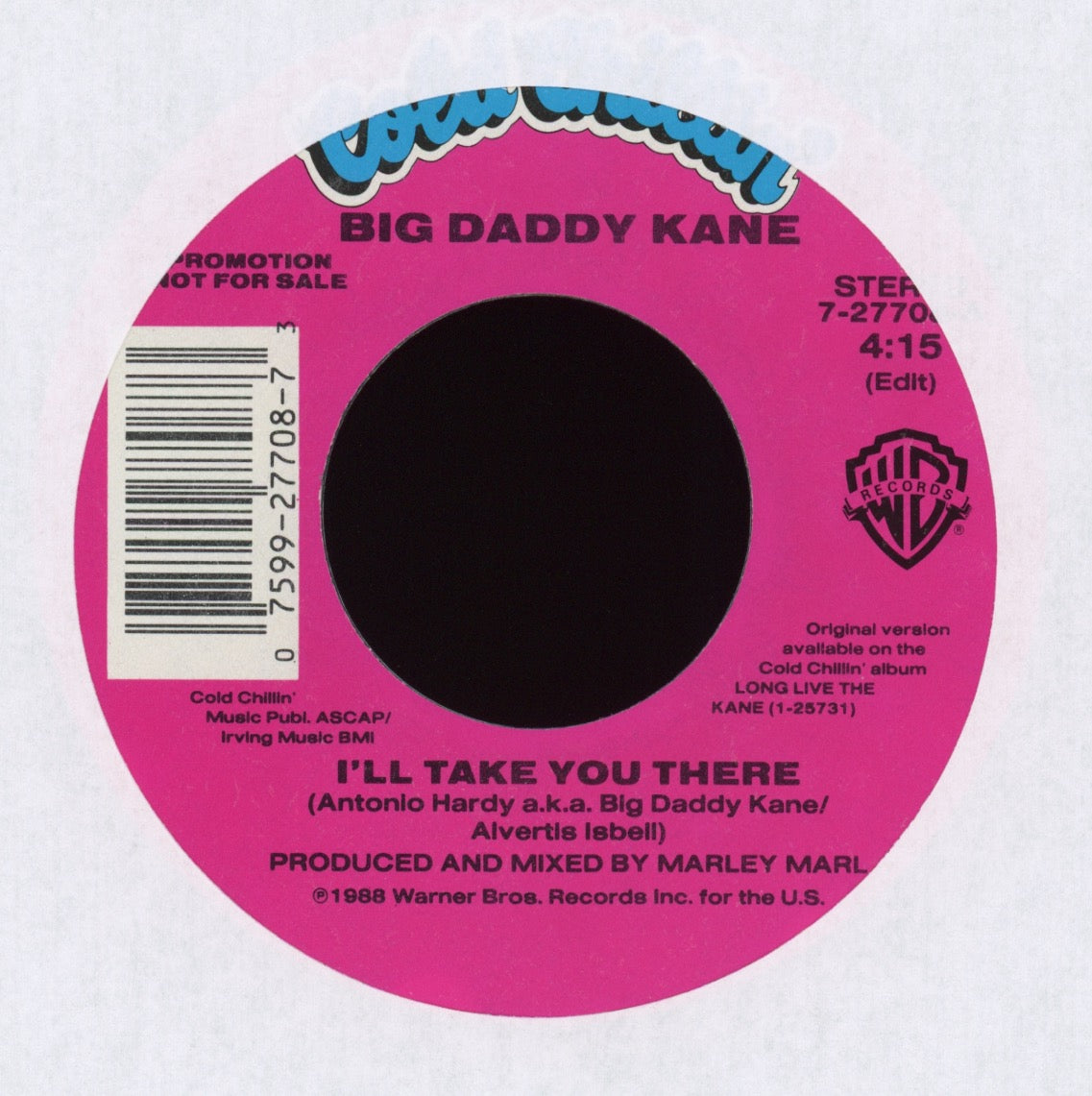 Big Daddy Kane - I'll Take You There on Cold Chillin' Promo