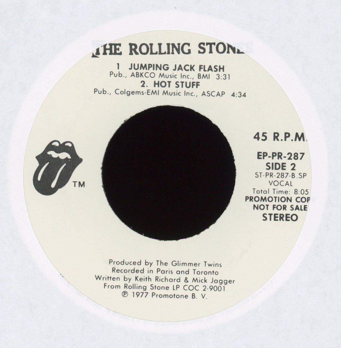 The Rolling Stones - Rare Promo EP Sampler from the Love You Live LP