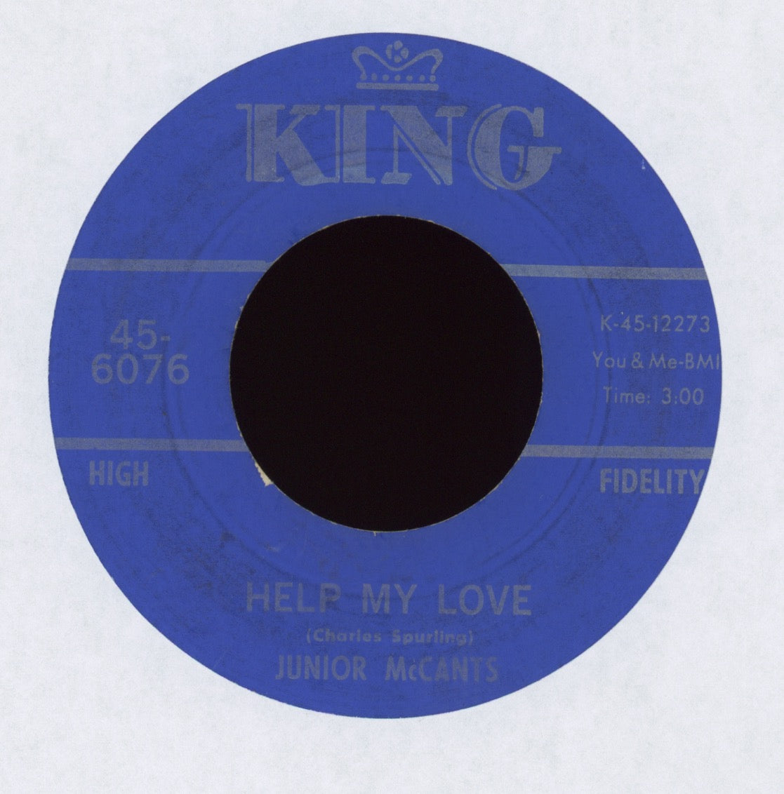 Junior McCants - The Boy Needs A Girl on King