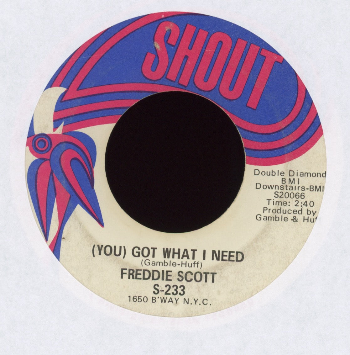 Freddie Scott - (You) Got What I Need on Shout