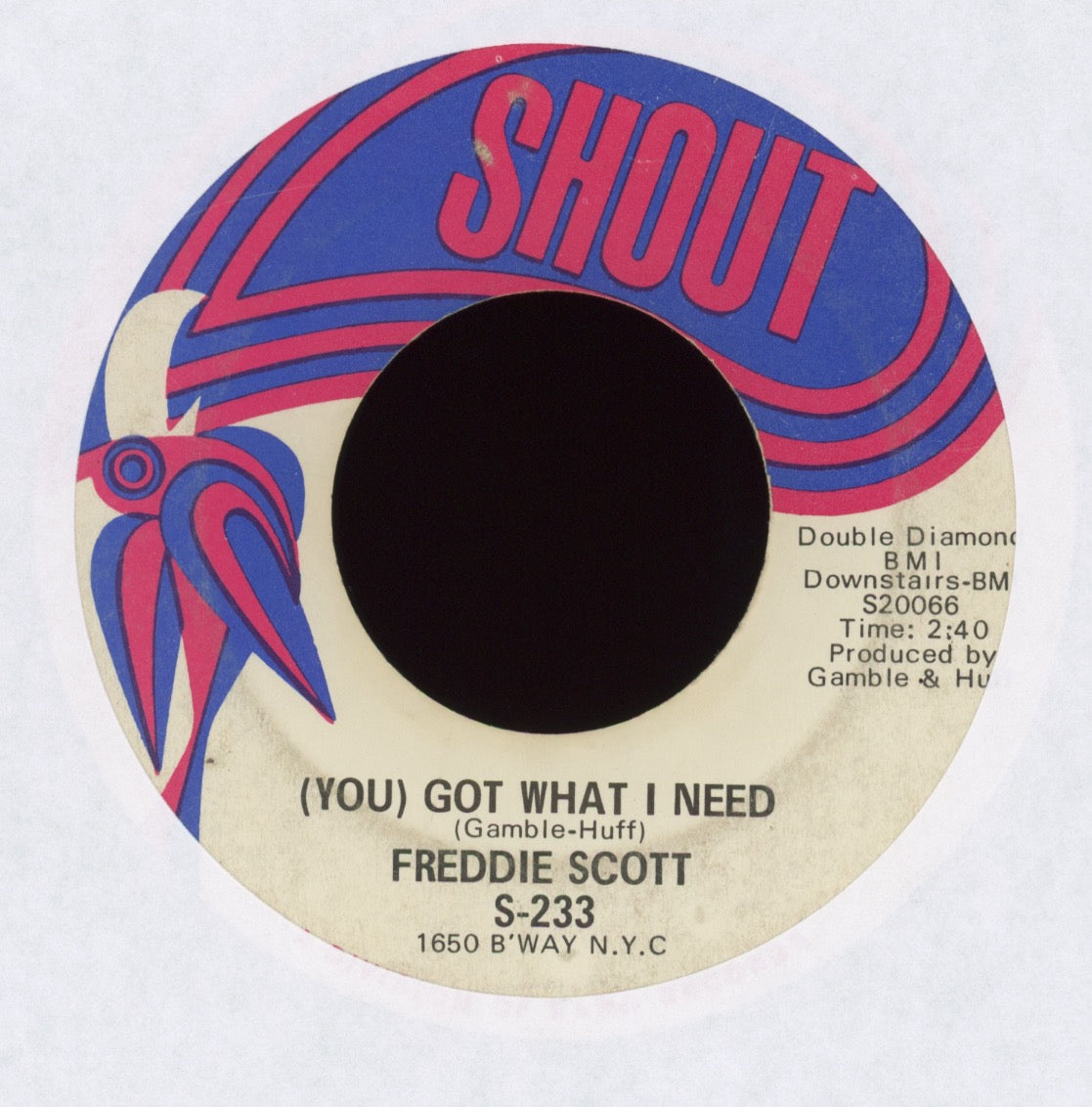 Freddie Scott - (You) Got What I Need on Shout