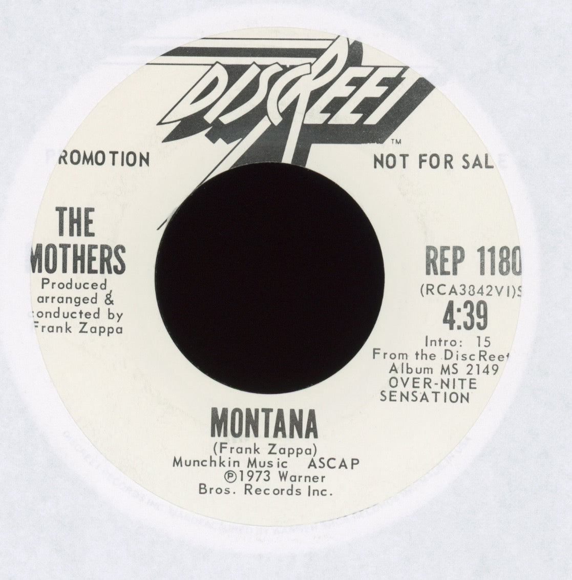 The Mothers - Montana on Discreet Promo