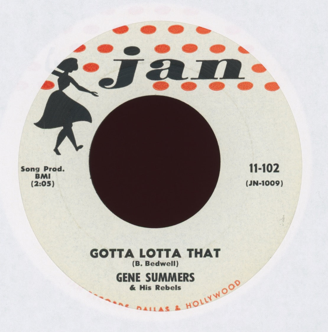 Gene Summers And His Rebels - Gotta Lotta That on Jan