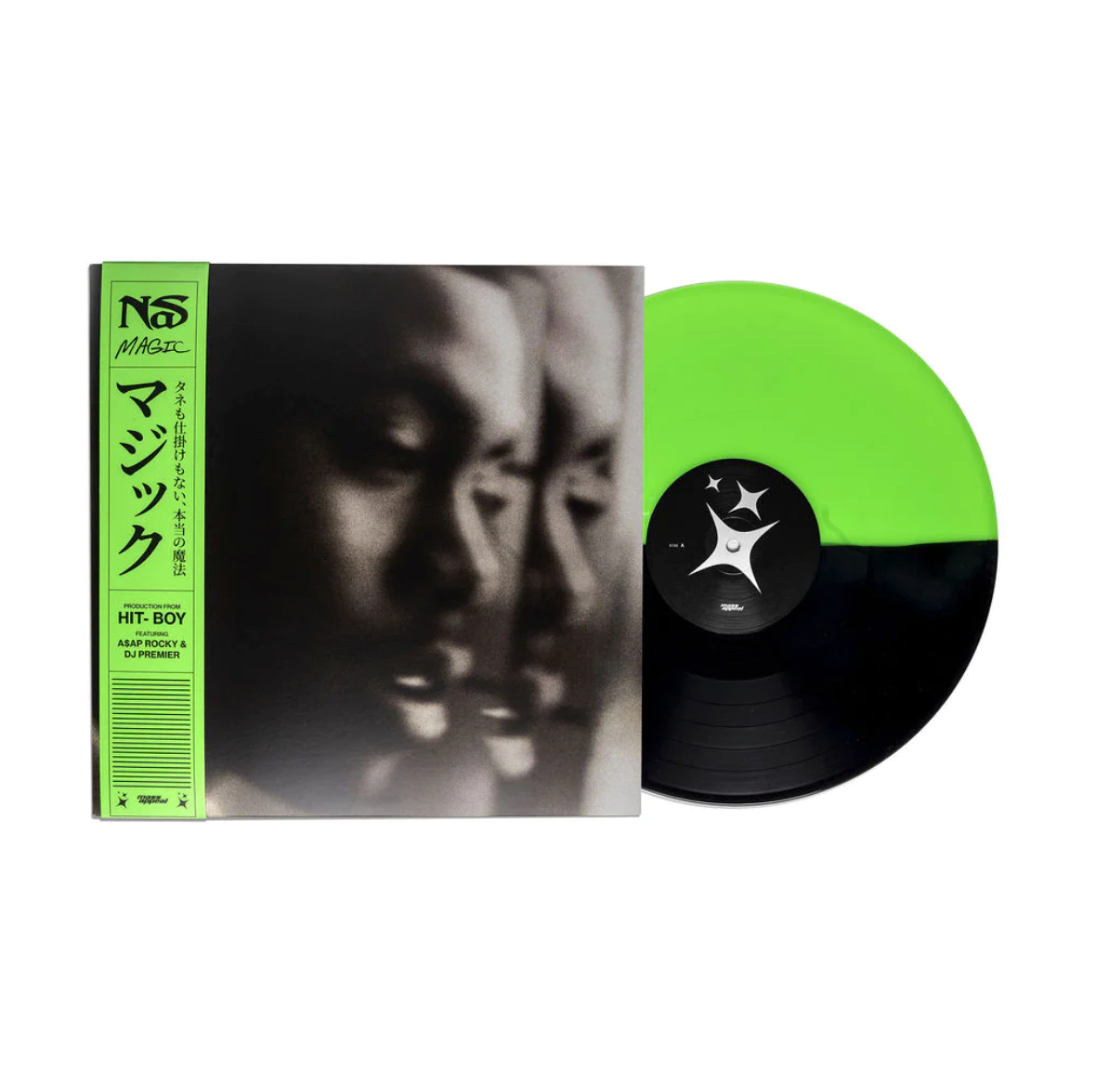 Nas – Magic, Green/ Black Coloured Vinyl LP Nas – Magic, Green/ Black Coloured Vinyl LP
