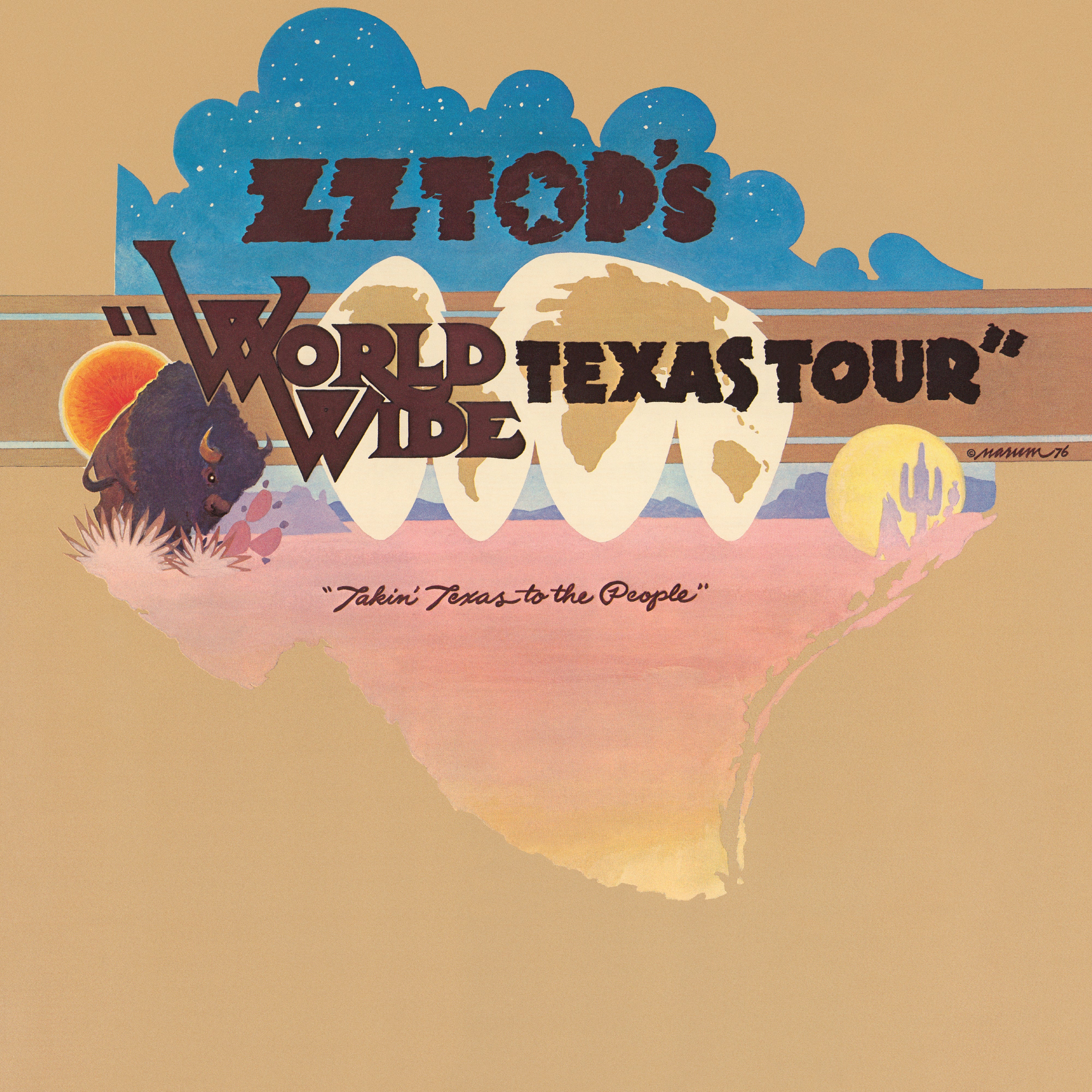 [PRE-ORDER] ZZ Top - World Wide Texas Tour [Rhino Spirit Of '76 Exclusive] [Release Date: 07/31/2026]