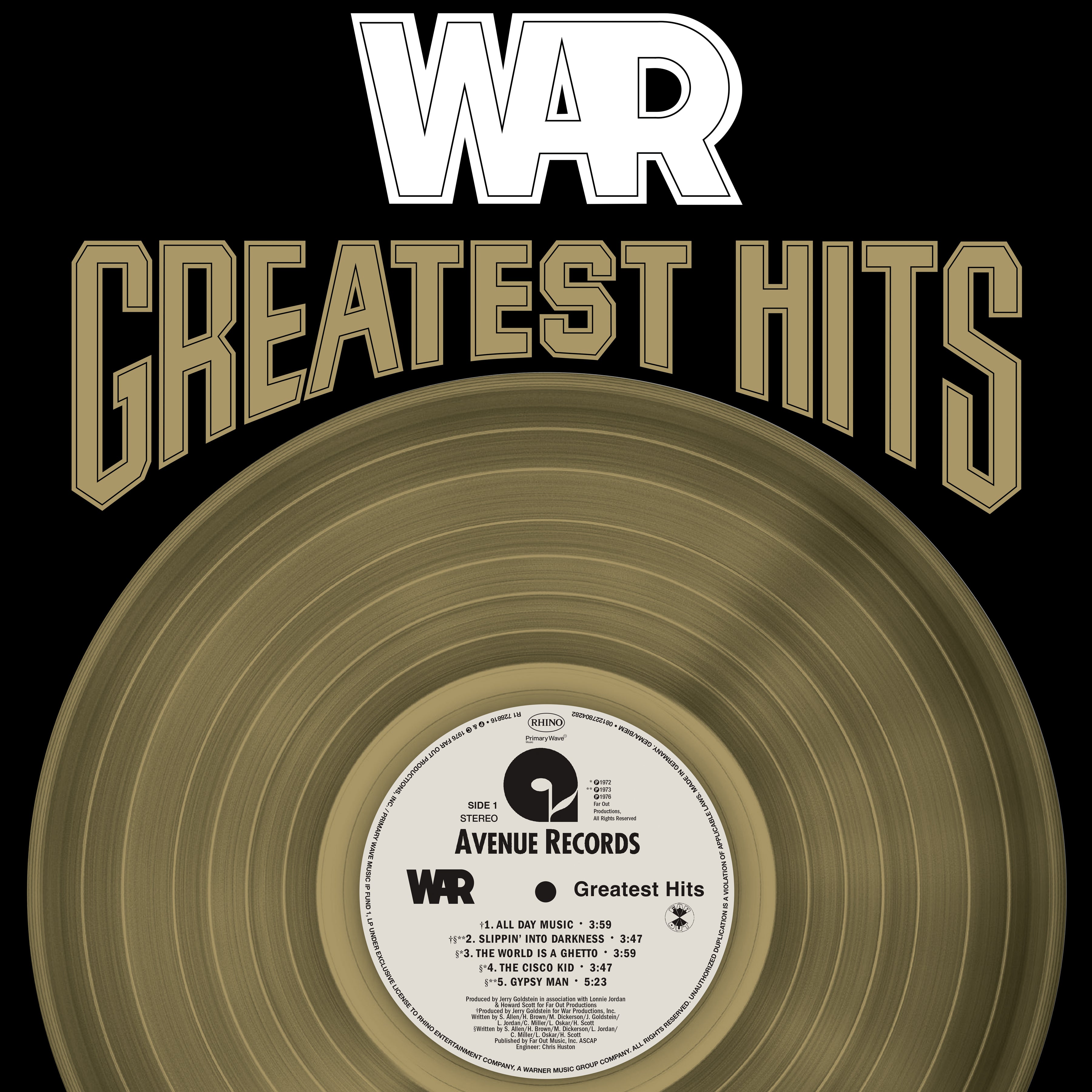 [PRE-ORDER] War - Greatest Hits [Rhino Spirit Of '76 Exclusive] [Release Date: 07/31/2026]