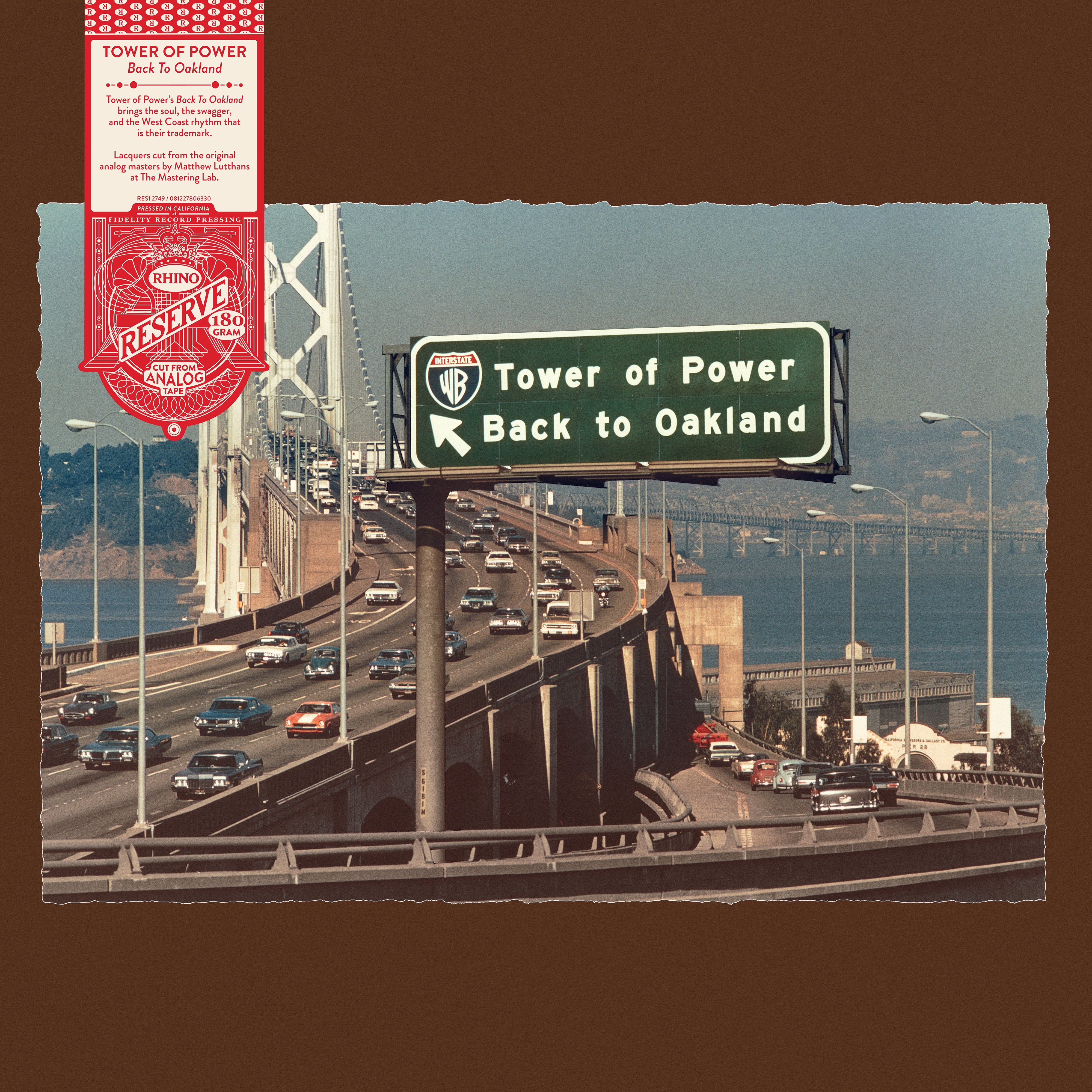[PRE-ORDER] Tower Of Power - Back To Oakland [Rhino SYEOR 2026] [Rhino Reserve] [Release Date: 01/30/2026]