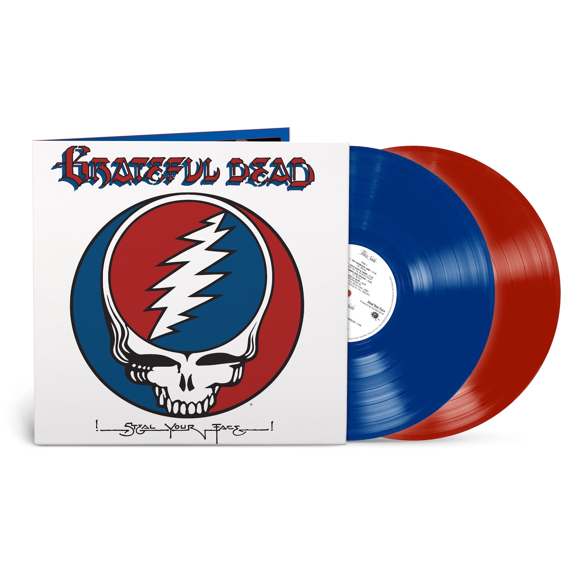 [PRE-ORDER] Grateful Dead - Steal Your Face [Rhino Spirit Of '76 Exclusive] [Grateful Red and Stealie Blue Vinyl] [Release Date: 07/24/2026]