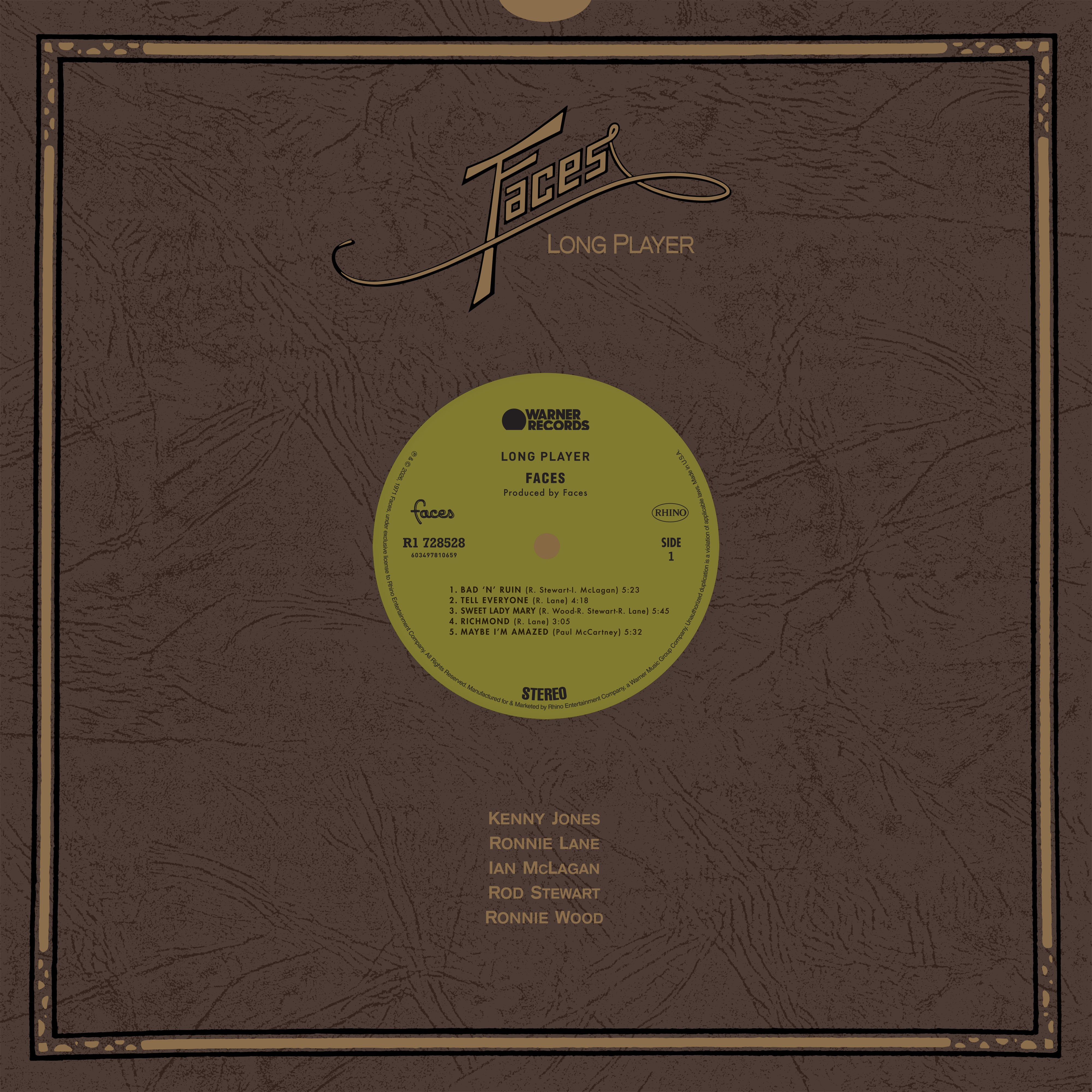 [PRE-ORDER] Faces - Long Player [Rhino SYEOR 2026] [Release Date: 01/09/2026]