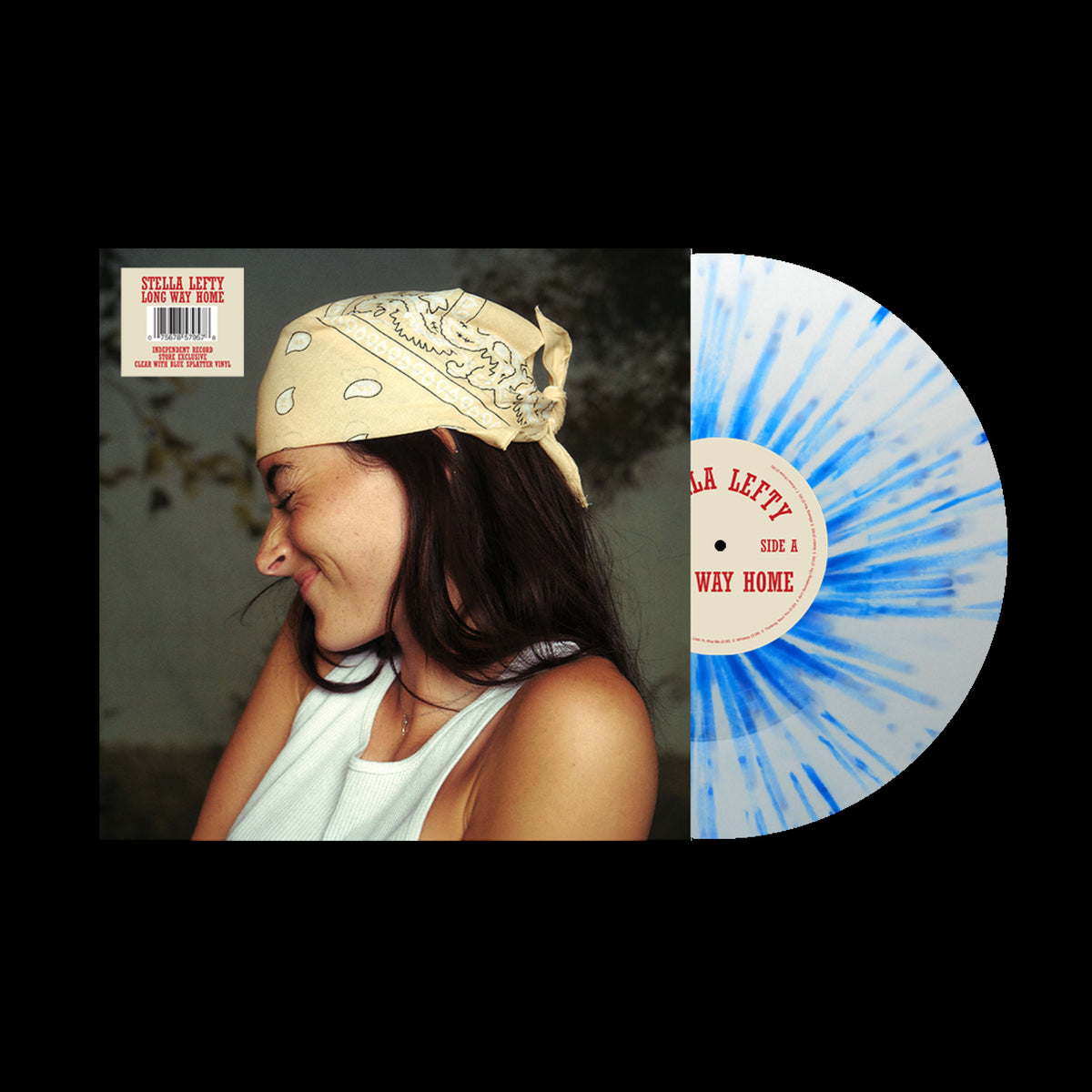 [PRE-ORDER] Stella Lefty - Long Way Home [Indie-Exclusive Clear w/ Blue Splatter Vinyl] [Release Date: 10/30/2026]