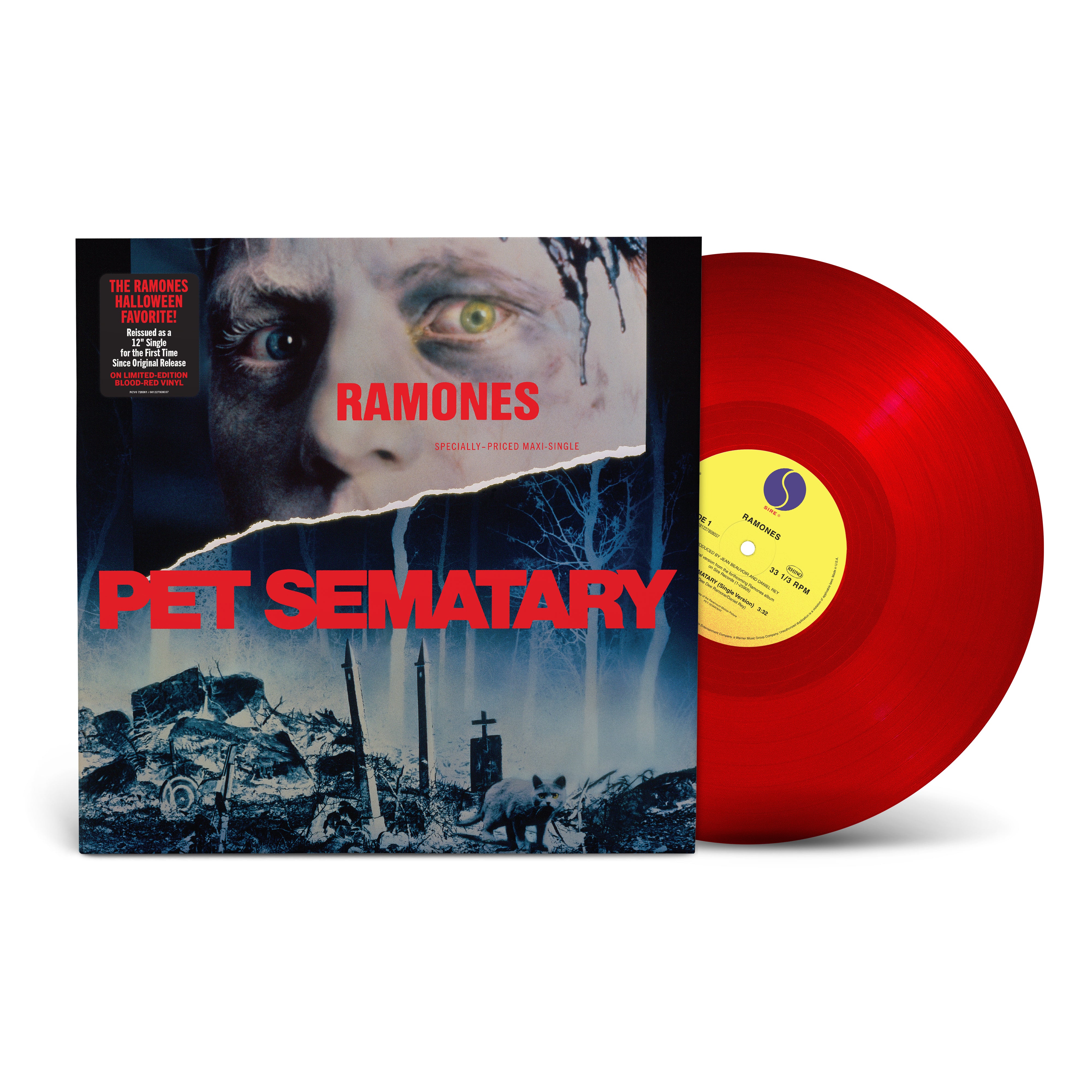 [PRE-ORDER] Ramones - Pet Sematary [ROCKtober 2025] [Red Vinyl] [Release Date: 10/31/2025]