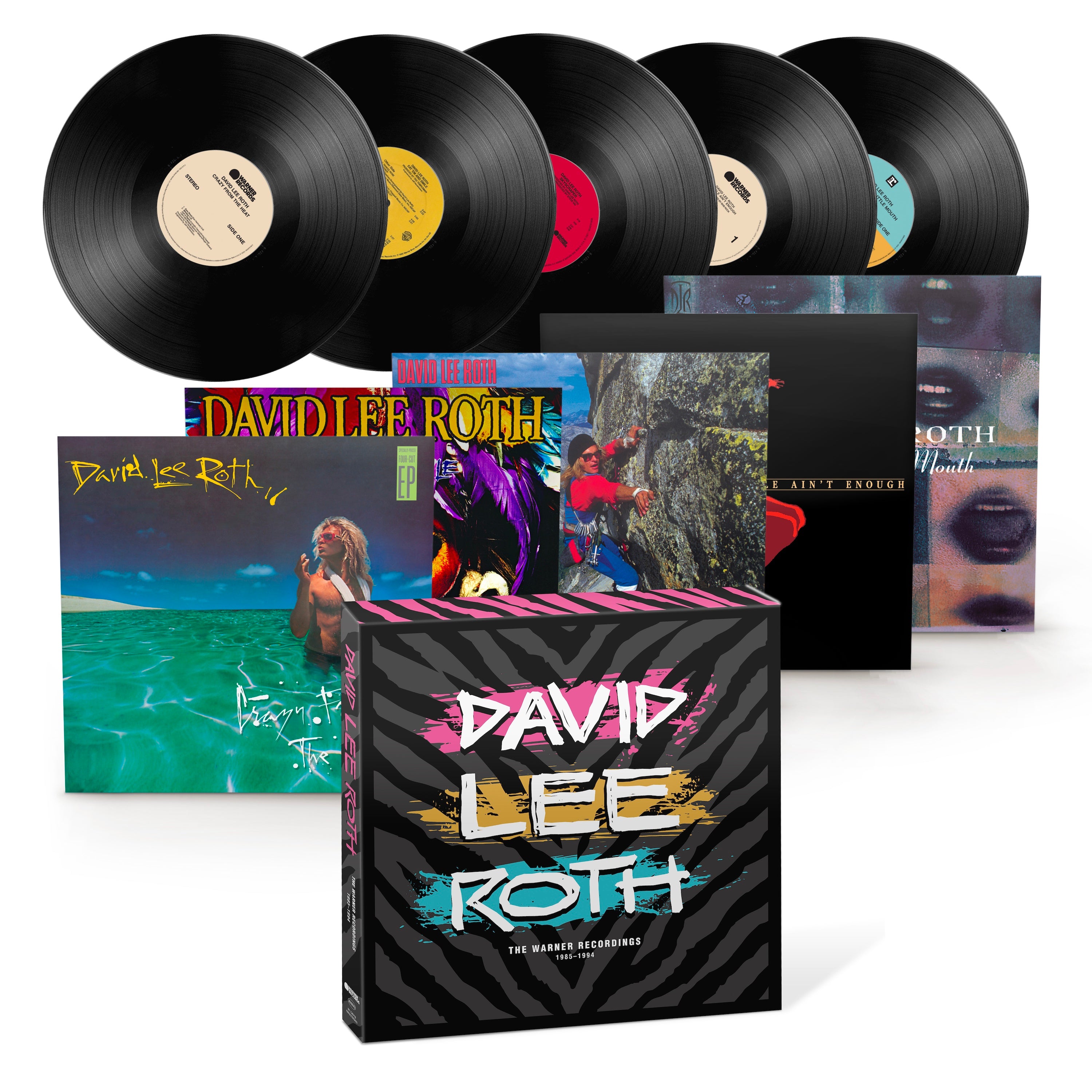 [PRE-ORDER] David Lee Roth - The Warner Recordings [1985-1994] [ROCKtober 2025] [5-lp Box Set]  [Release Date: 10/03/2025]
