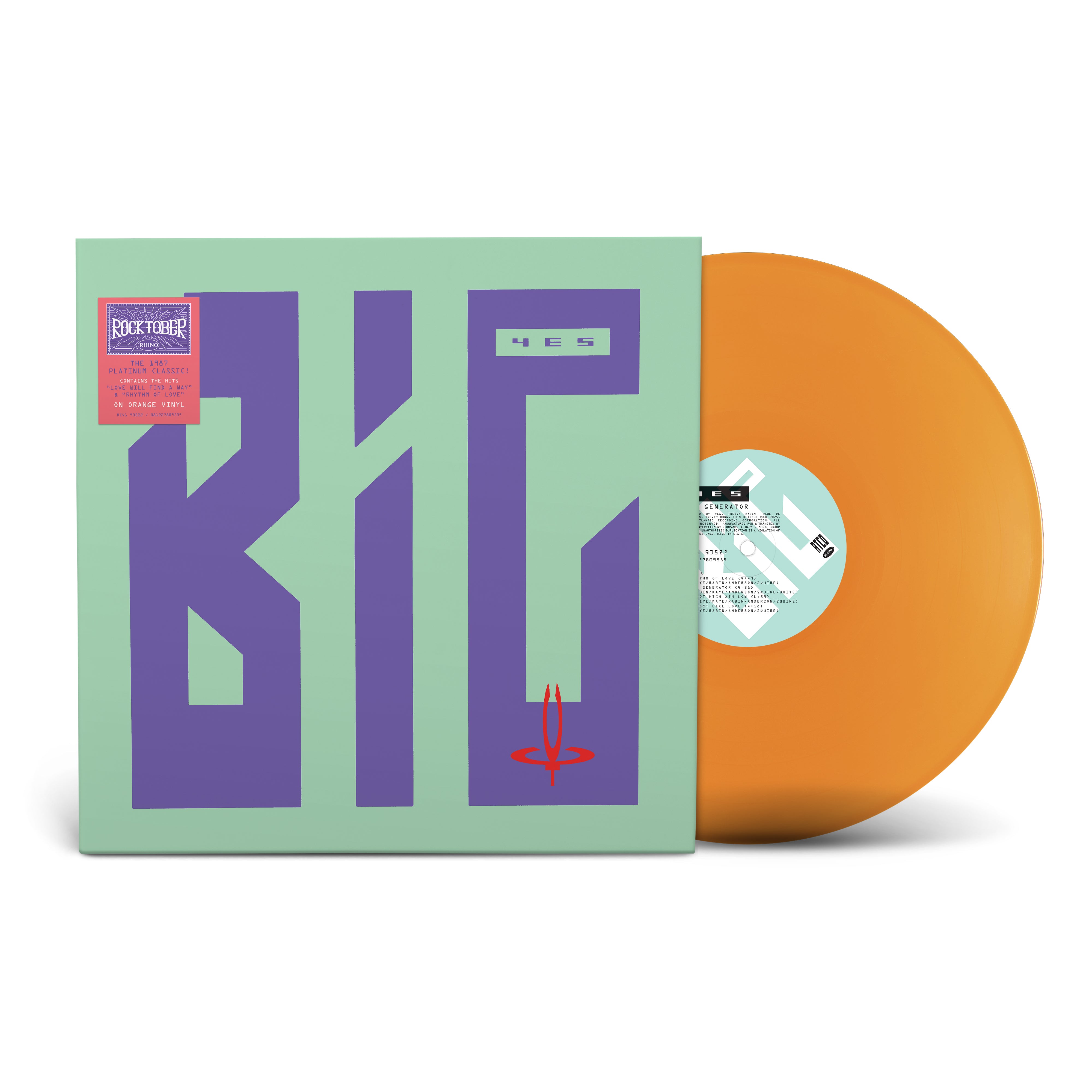 [PRE-ORDER] Yes - Big Generator [ROCKtober 2025] [Orange Vinyl] [Release Date: 10/03/2025]