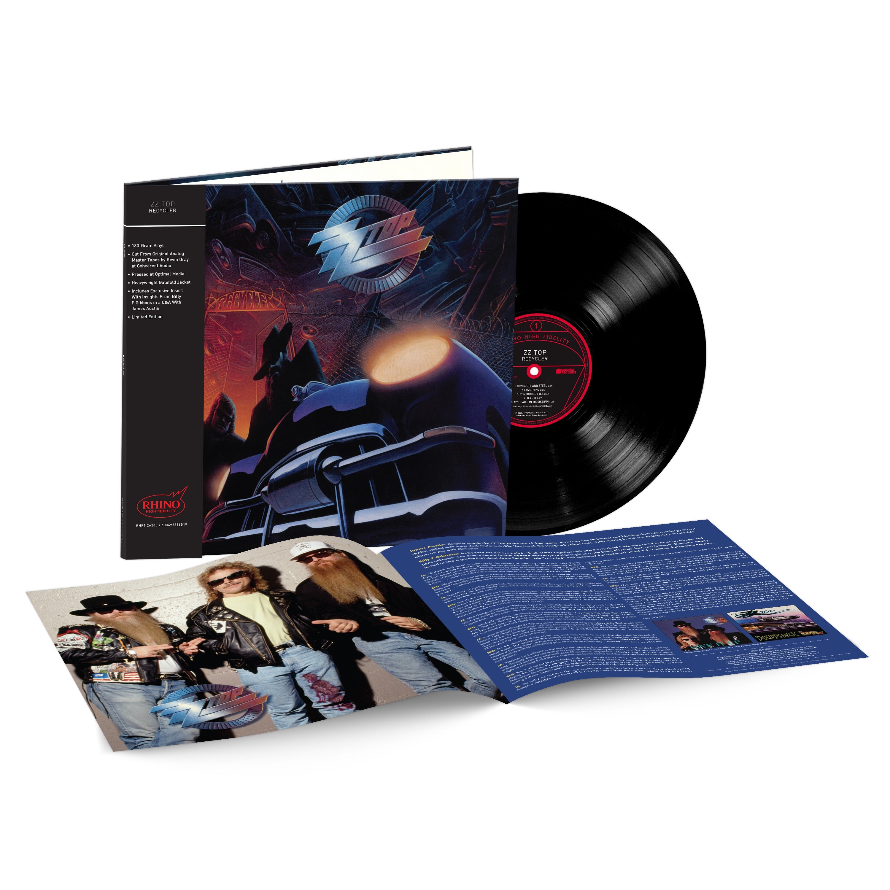 [PRE-ORDER] ZZ Top - Recycler [Rhino Hifi] [ROCKtober 2025] [Release Date: 10/31/2025]