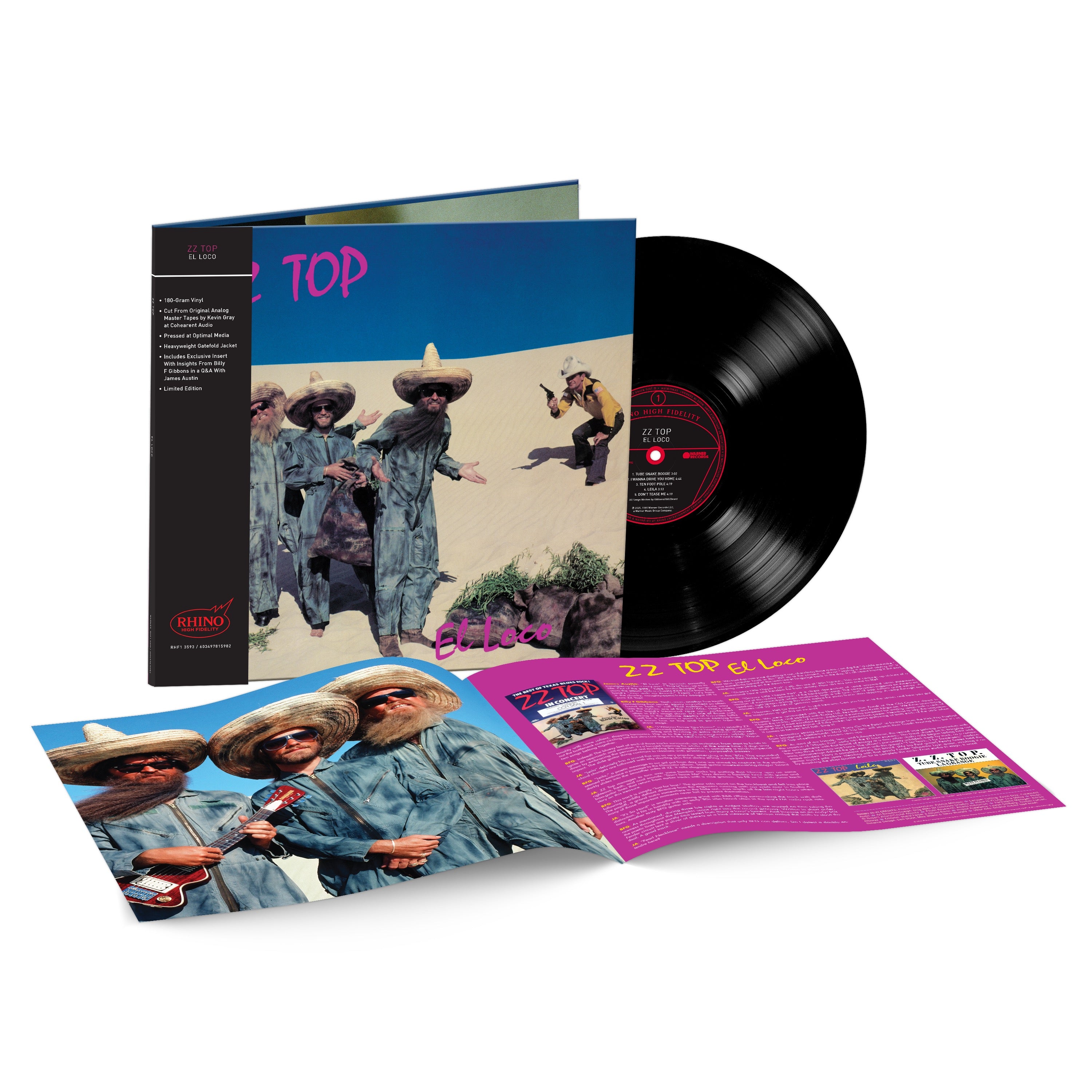 [PRE-ORDER] ZZ Top - El Loco [Rhino Hifi] [ROCKtober 2025] [Release Date: 10/31/2025]