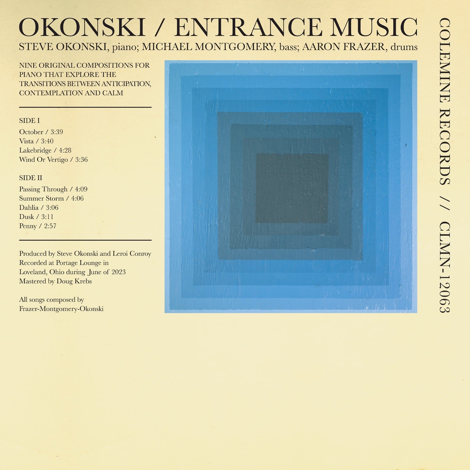 Okonski - Entrance Music [Orange & Black Swirl Vinyl]
