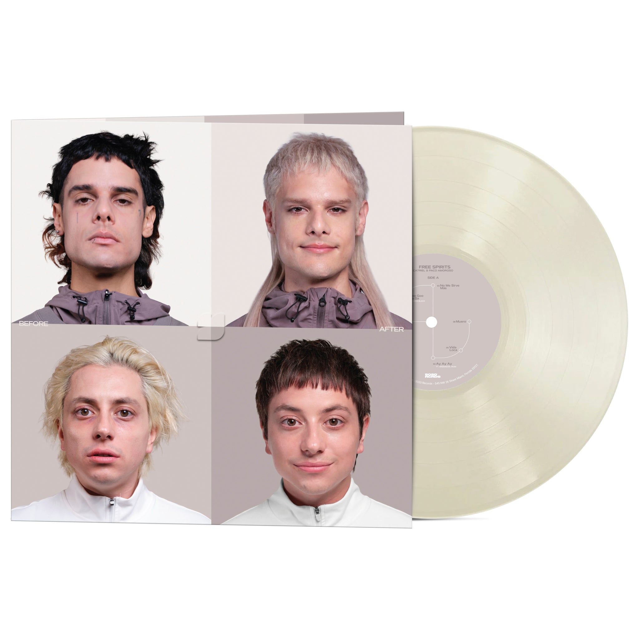 [PRE-ORDER] CA7RIEL & Paco Amoroso – FREE SPIRITS [Milky Clear Vinyl] [Release Date: 10/22/2026]