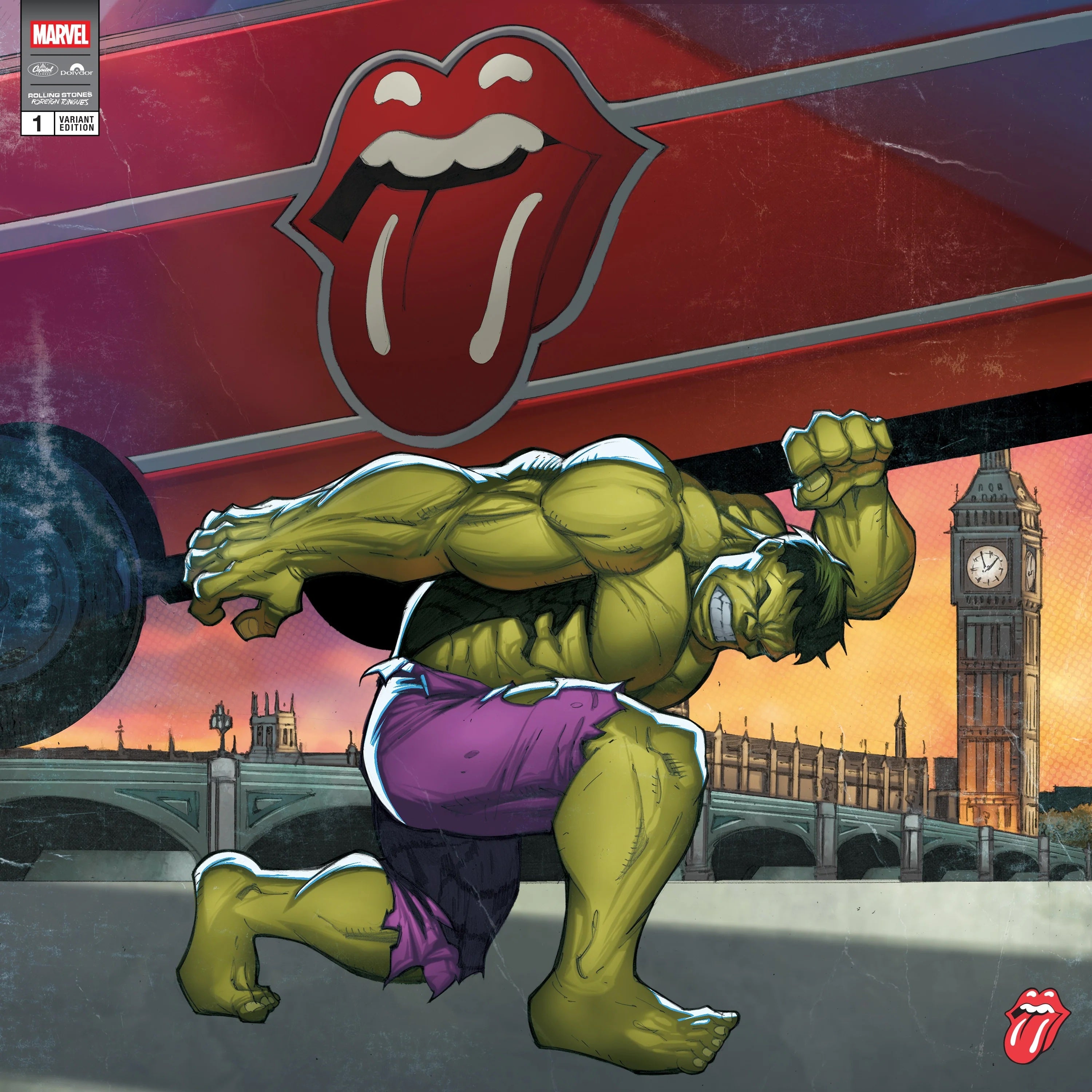 The Rolling Stones - Foreign Tongues + Marvel Comic Book [HULK]