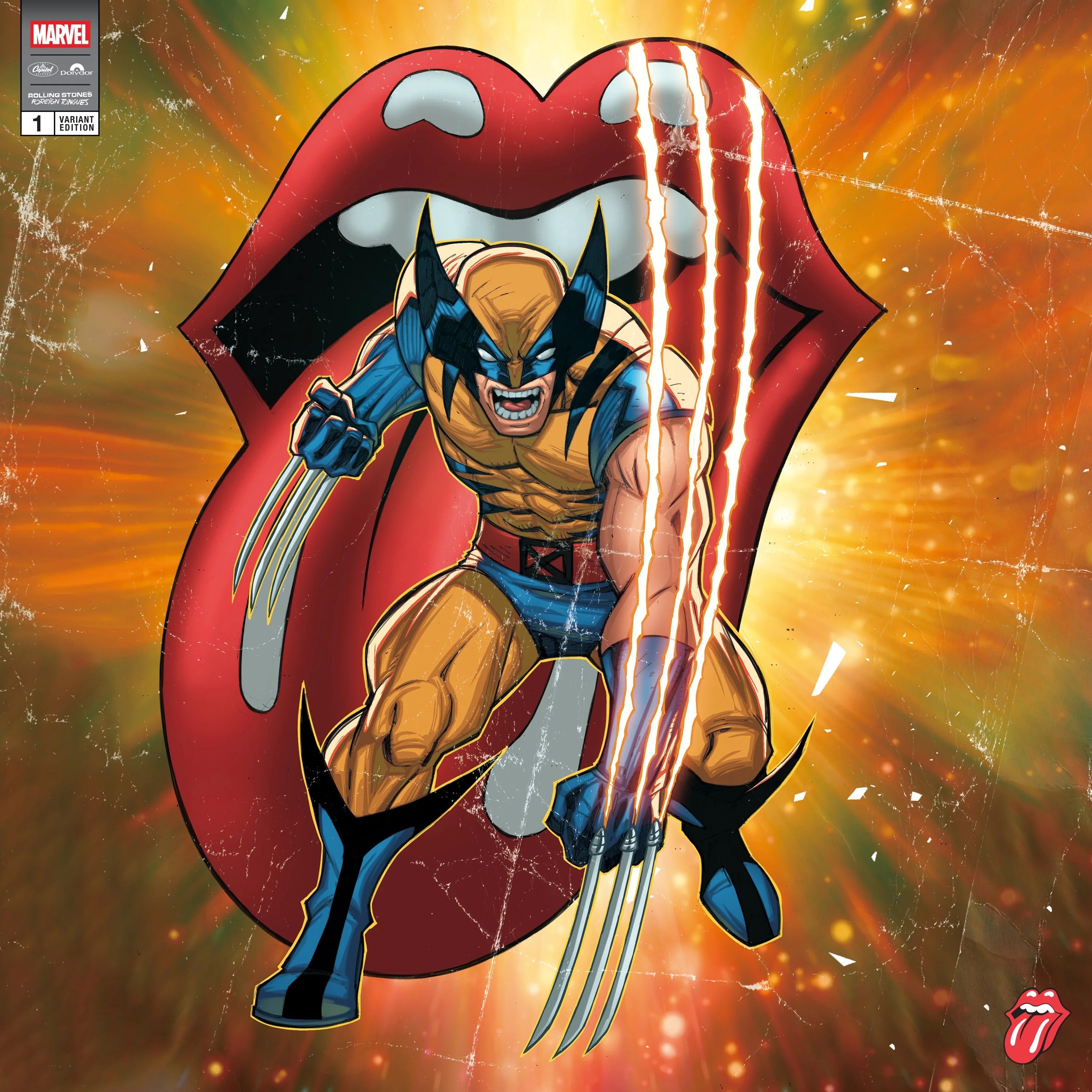 The Rolling Stones - Foreign Tongues + Marvel Comic Book [WOLVERINE]